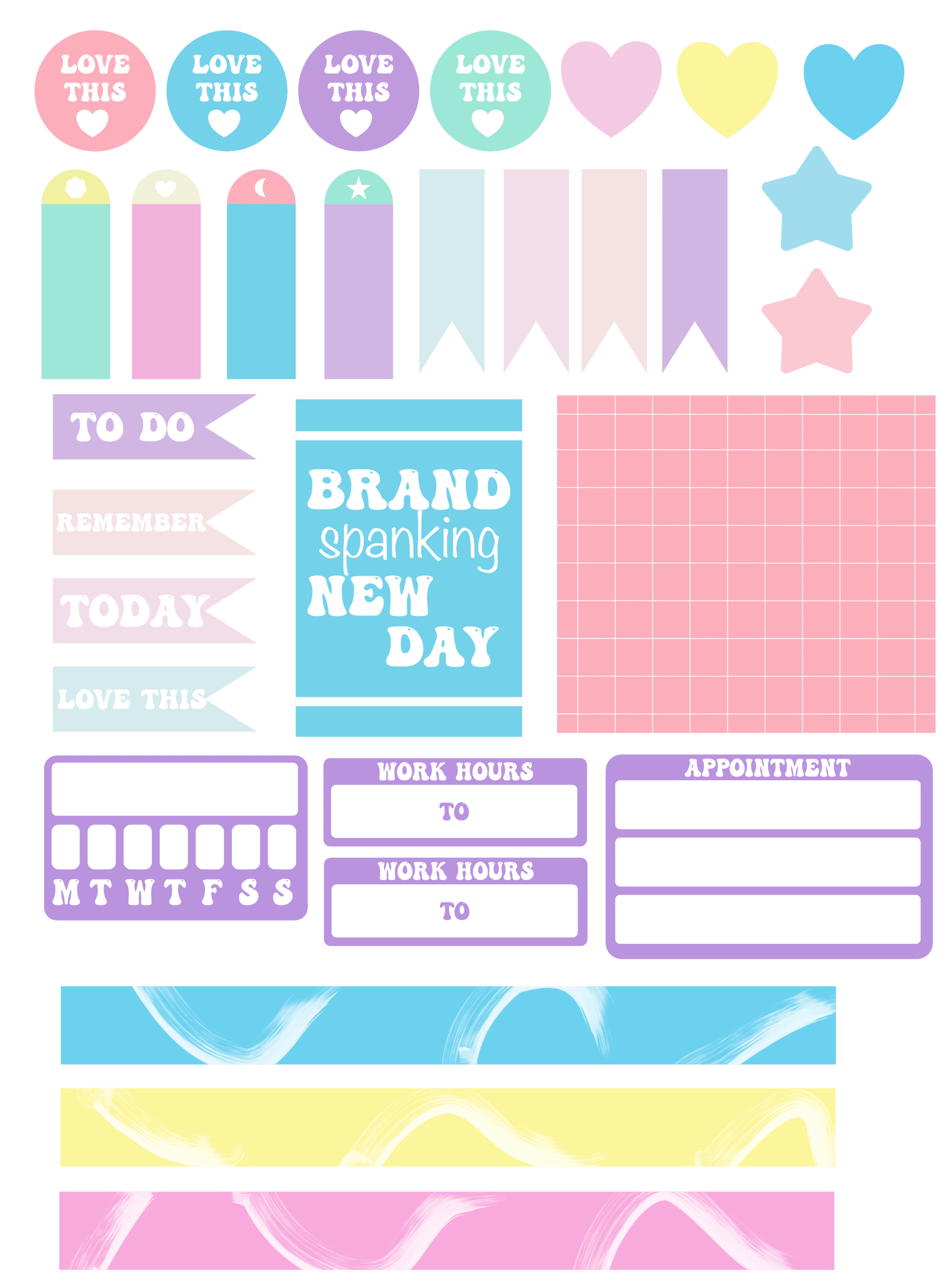 My first Planner stickers - image 1 - student project