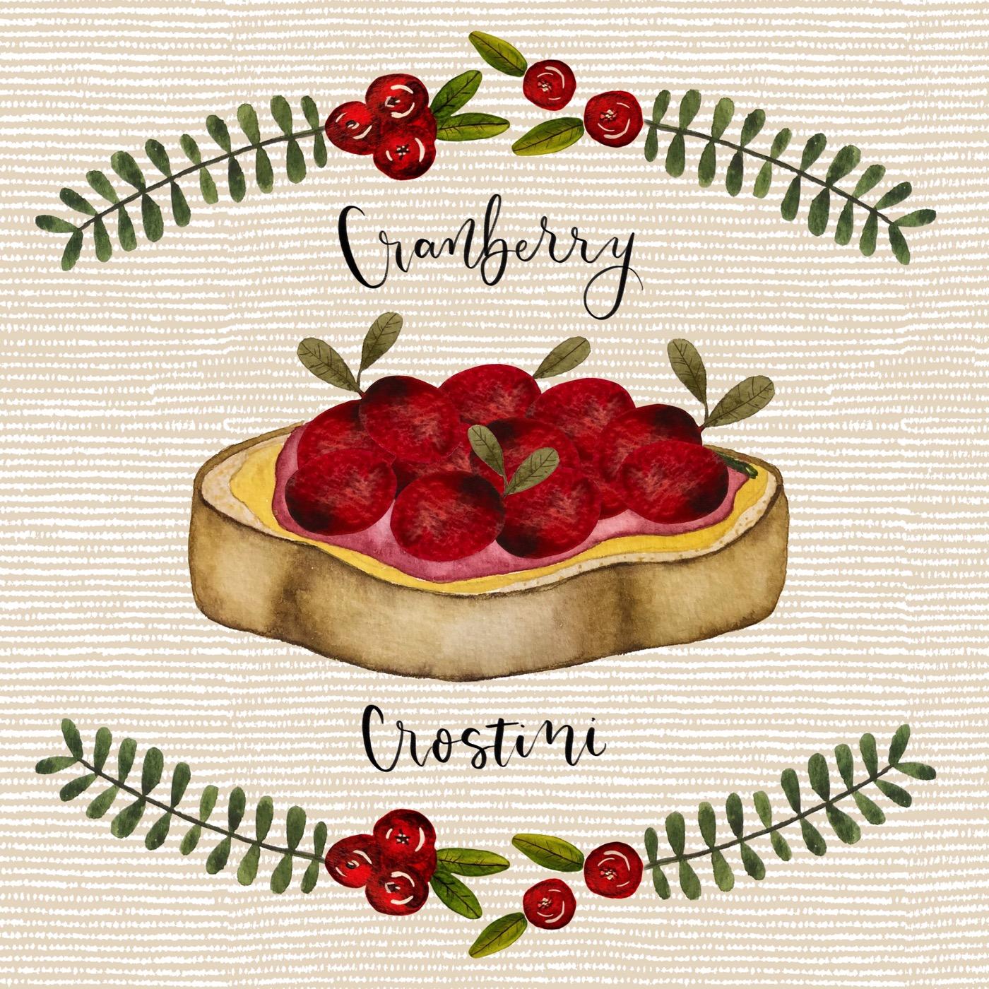 Tasty Treats: Watercolor Cranberry Bites - image 5 - student project