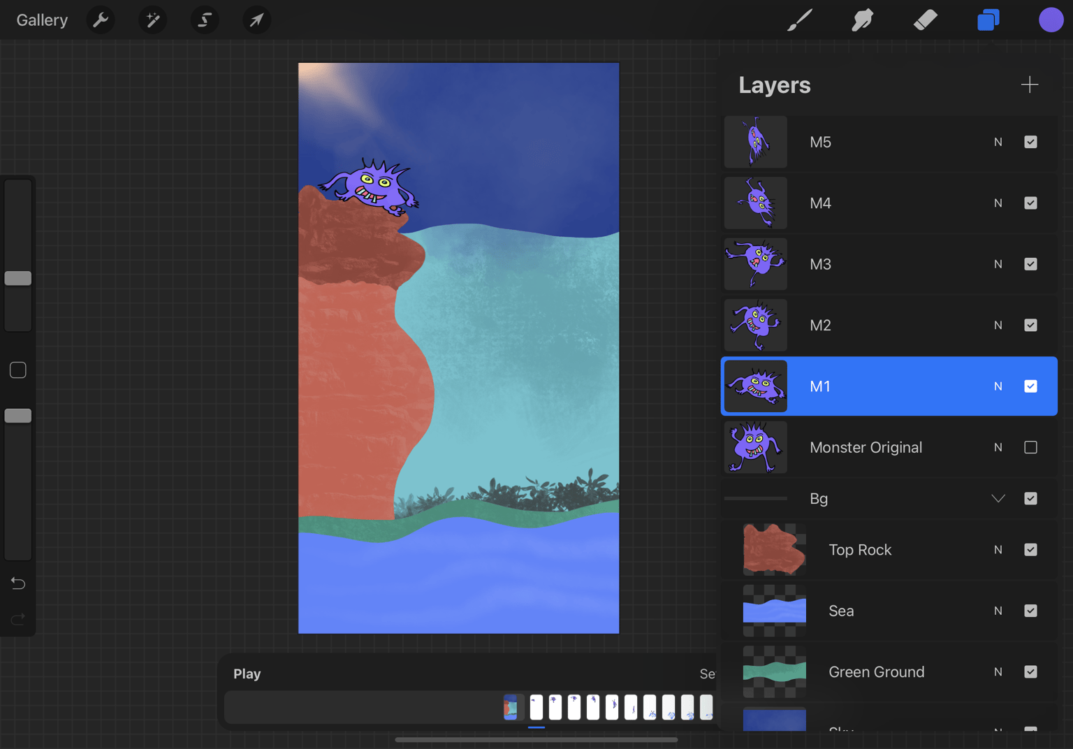 Monstrous Doodle Diver! - image 3 - student project