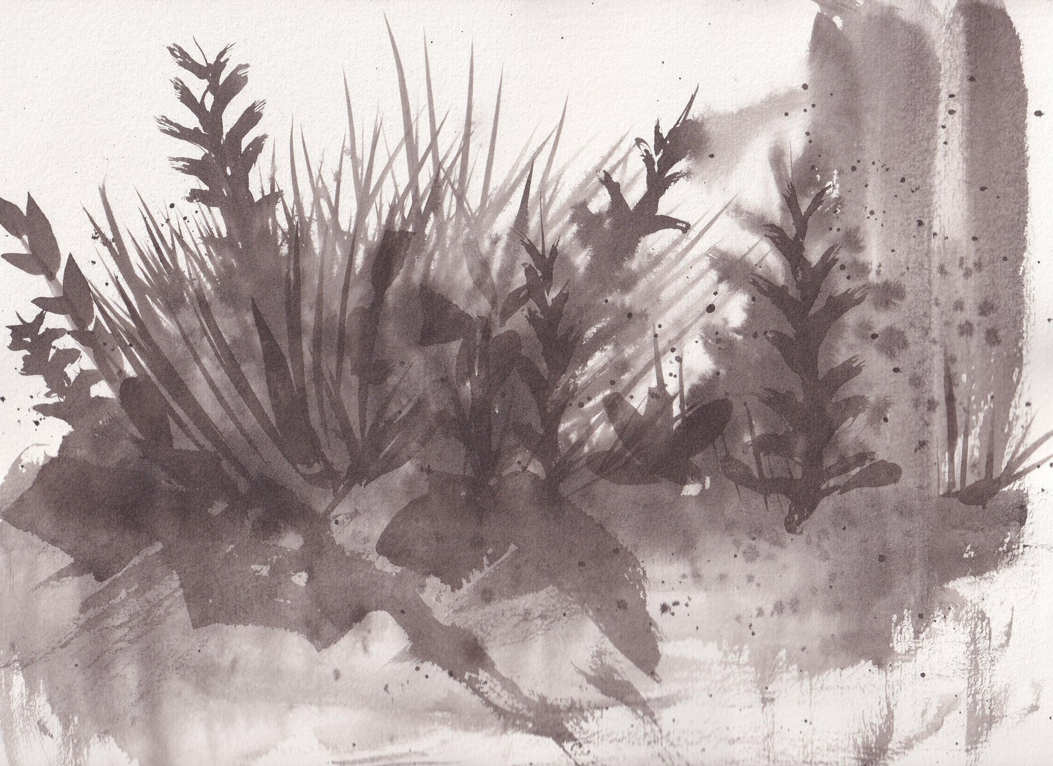 expressive brush strokes - image 1 - student project