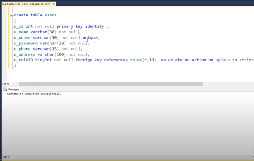 Restaurant Management System Database - image 1 - student project