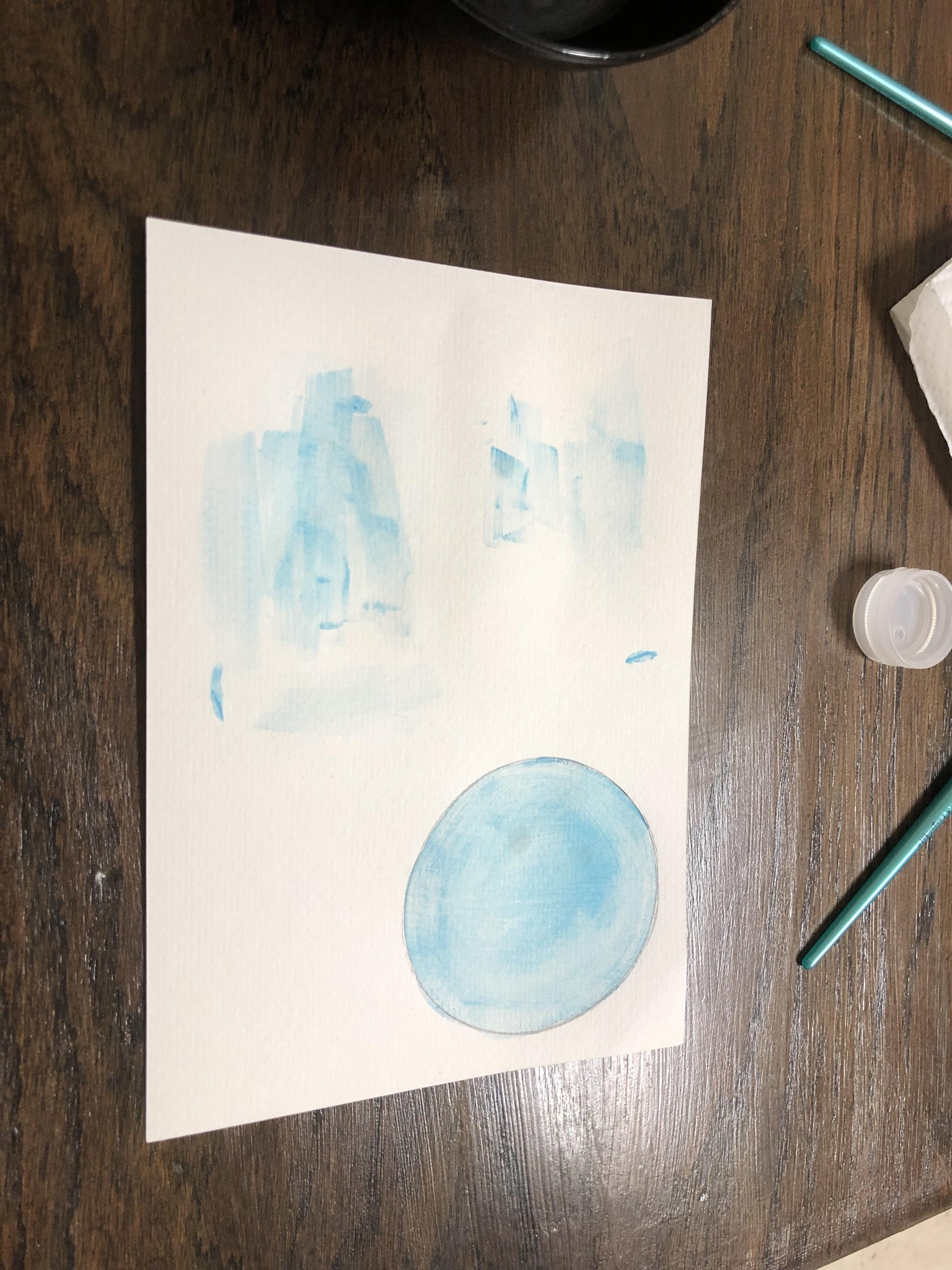 Watercolor moons - image 4 - student project