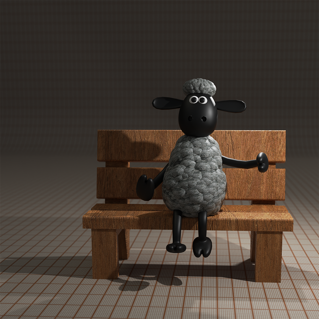 A little sheep in Blender. - image 1 - student project
