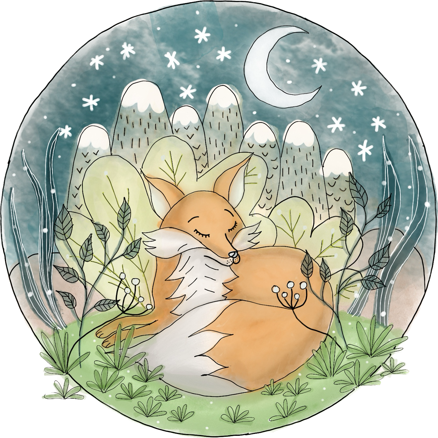 Sleeping Fox - image 1 - student project