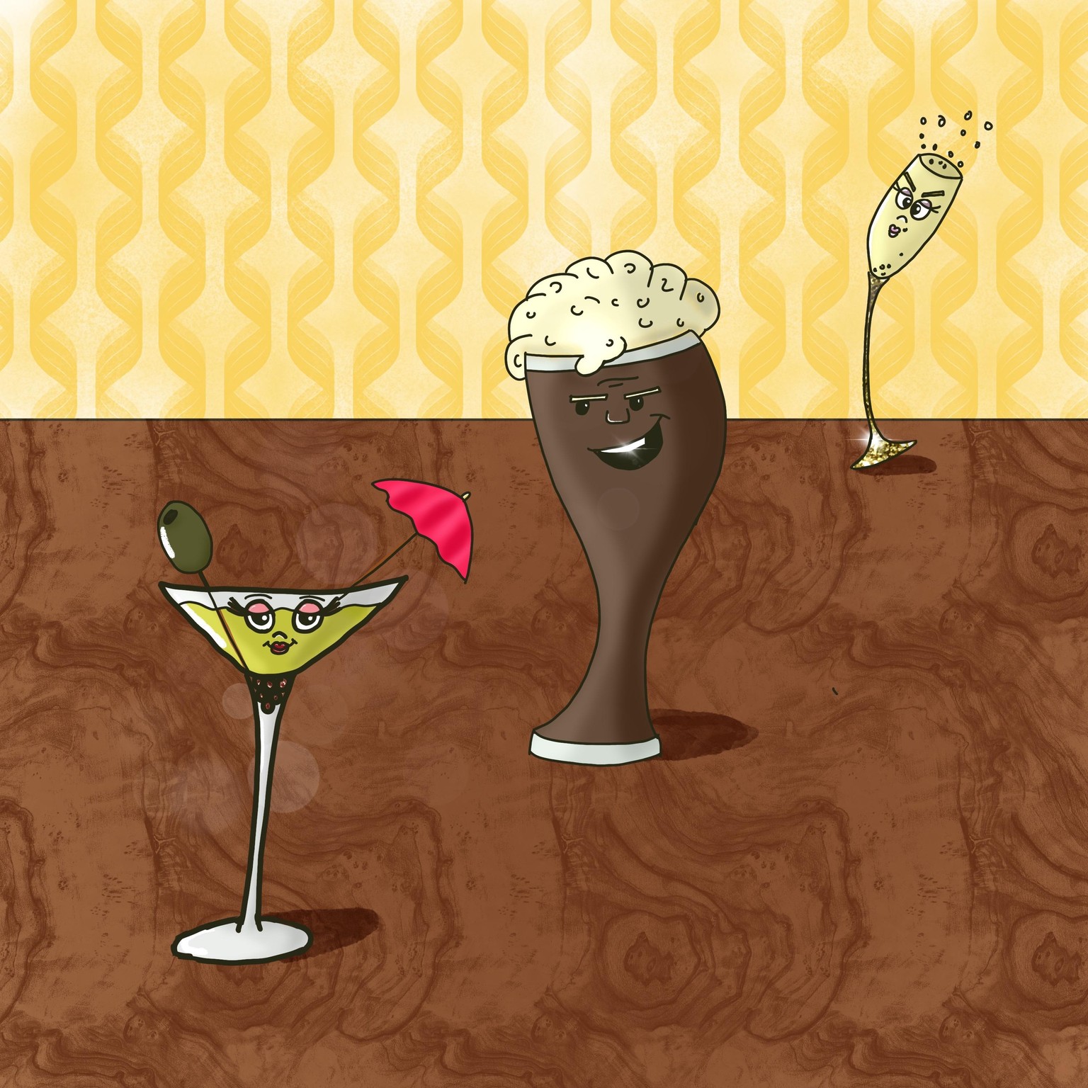 Cartoony glasses - image 2 - student project