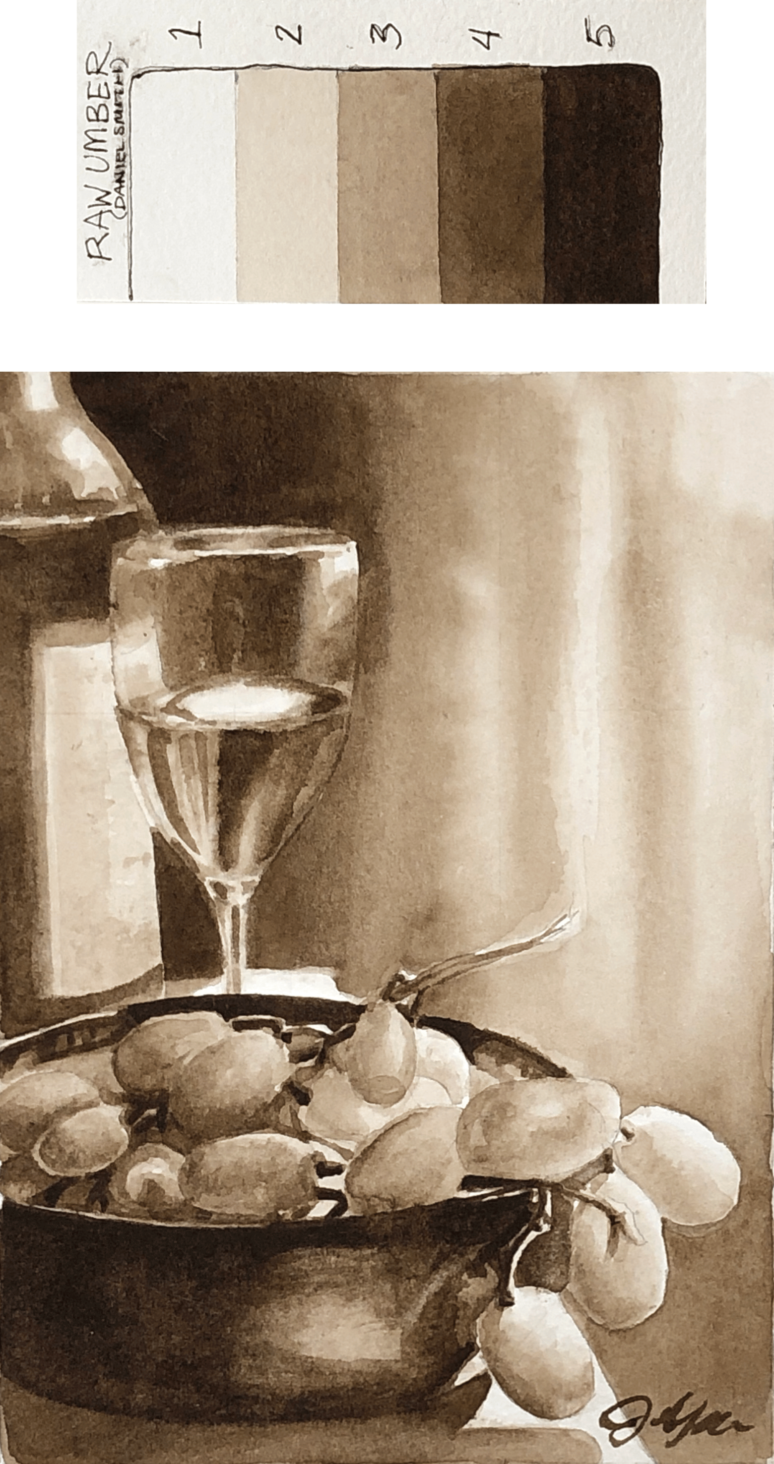 Jill's Raw Umber Still-Life - image 1 - student project