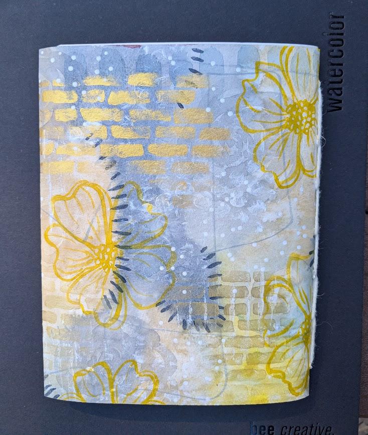 Book with yellow flowers - image 1 - student project