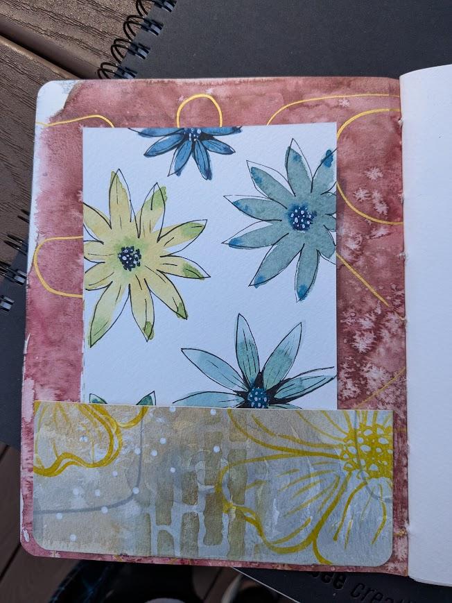 Book with yellow flowers - image 2 - student project