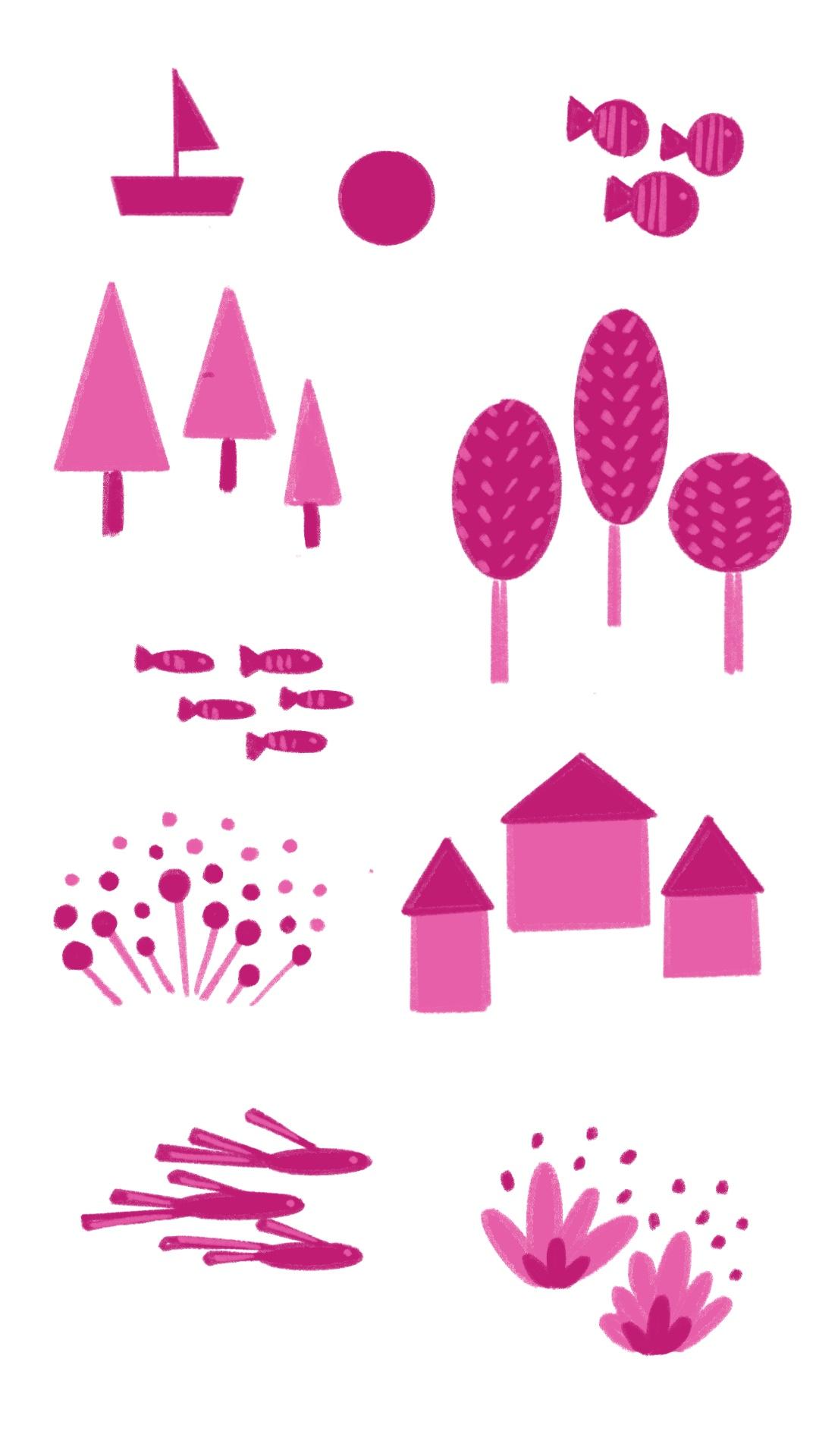 Colorful Illustrated Landscape - image 6 - student project