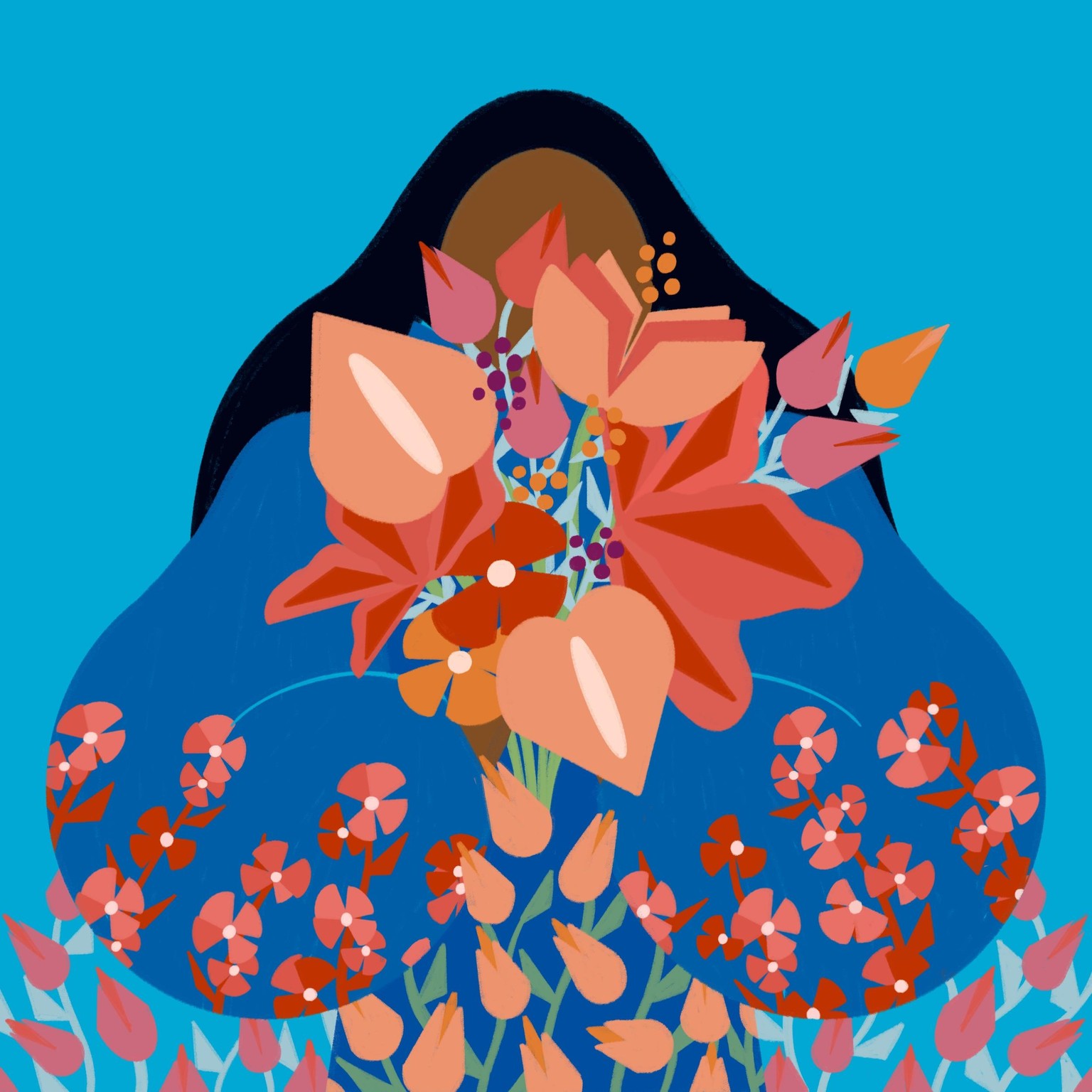 Fashionista Flower Girl - image 6 - student project