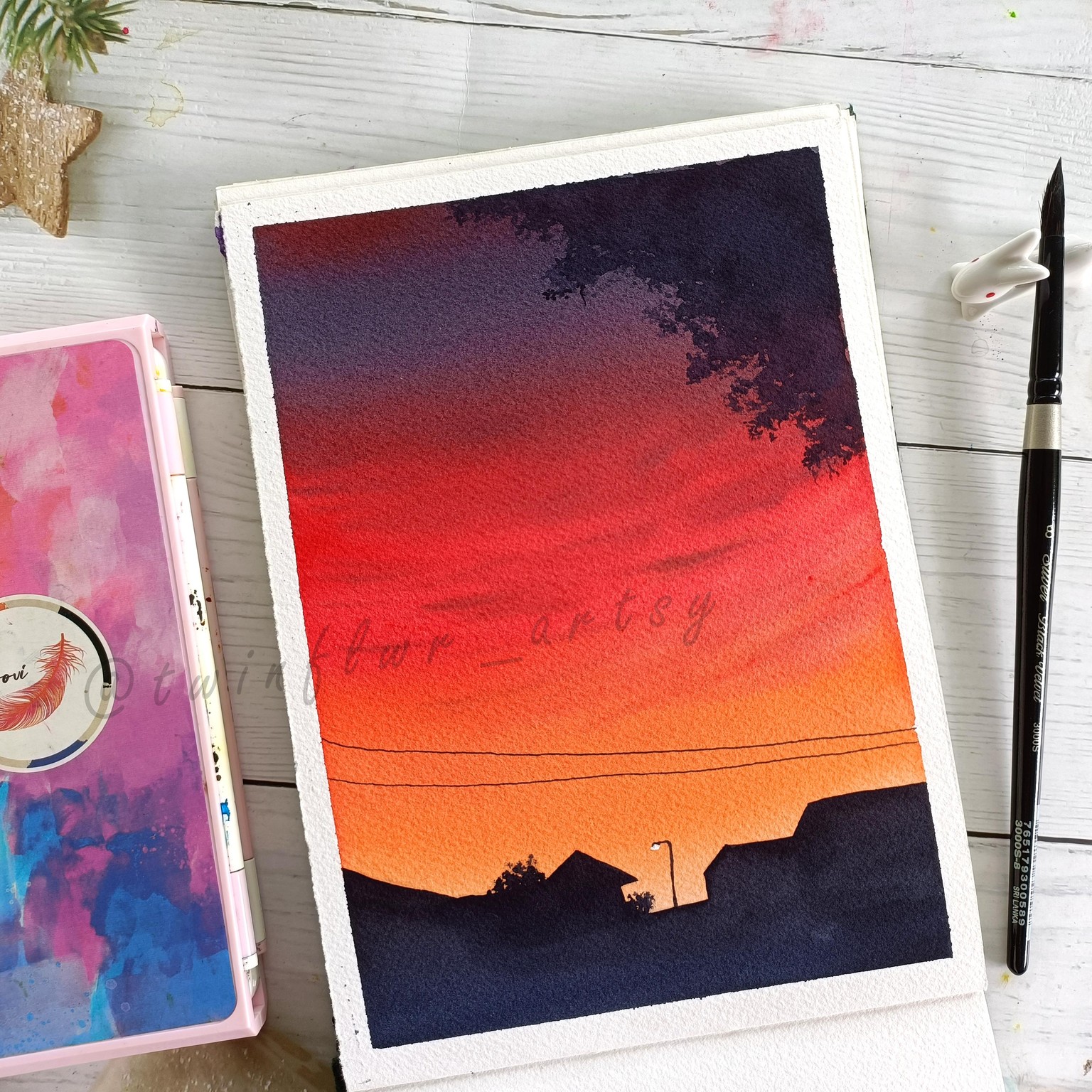 Sunset and silhouettes - image 4 - student project