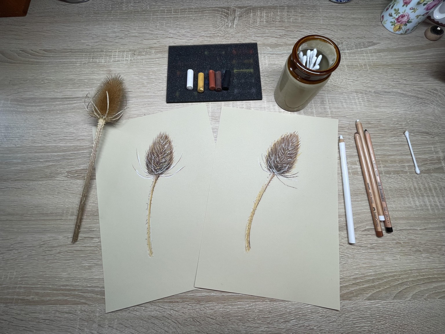 Using Soft Pastels for the First Time - image 1 - student project