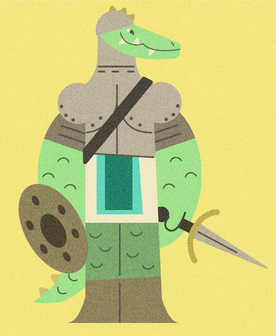 Krokodil-Ritter - image 1 - student project