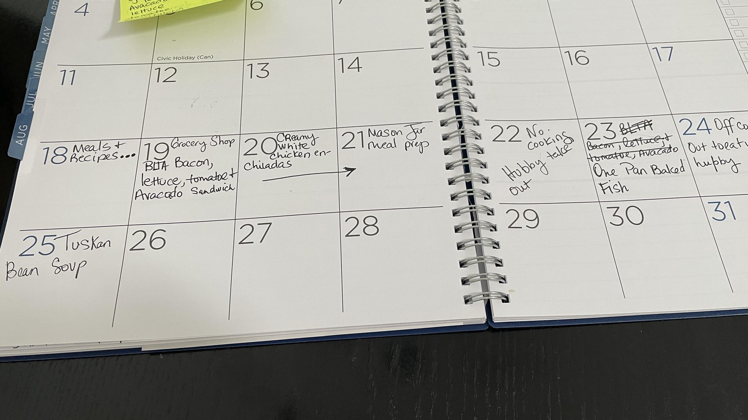 My meal plan for this week - image 1 - student project
