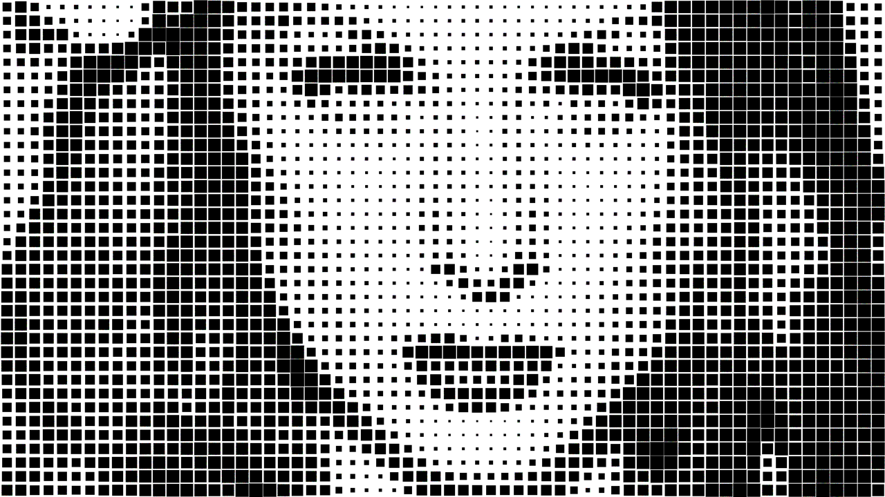 Halftone  Portraits - All Straight Photoshop - No Plugins - image 1 - student project