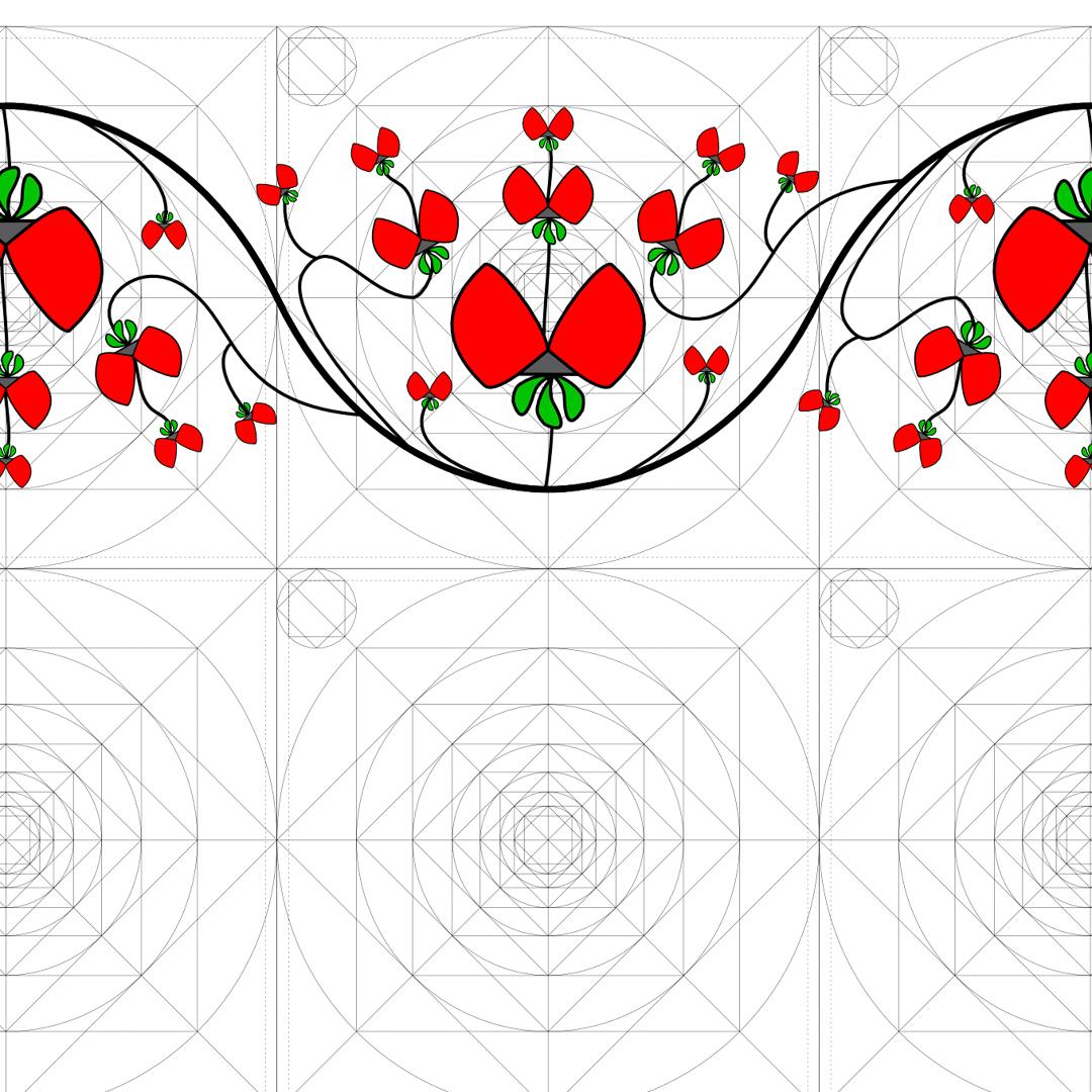 Simple floral band - image 2 - student project