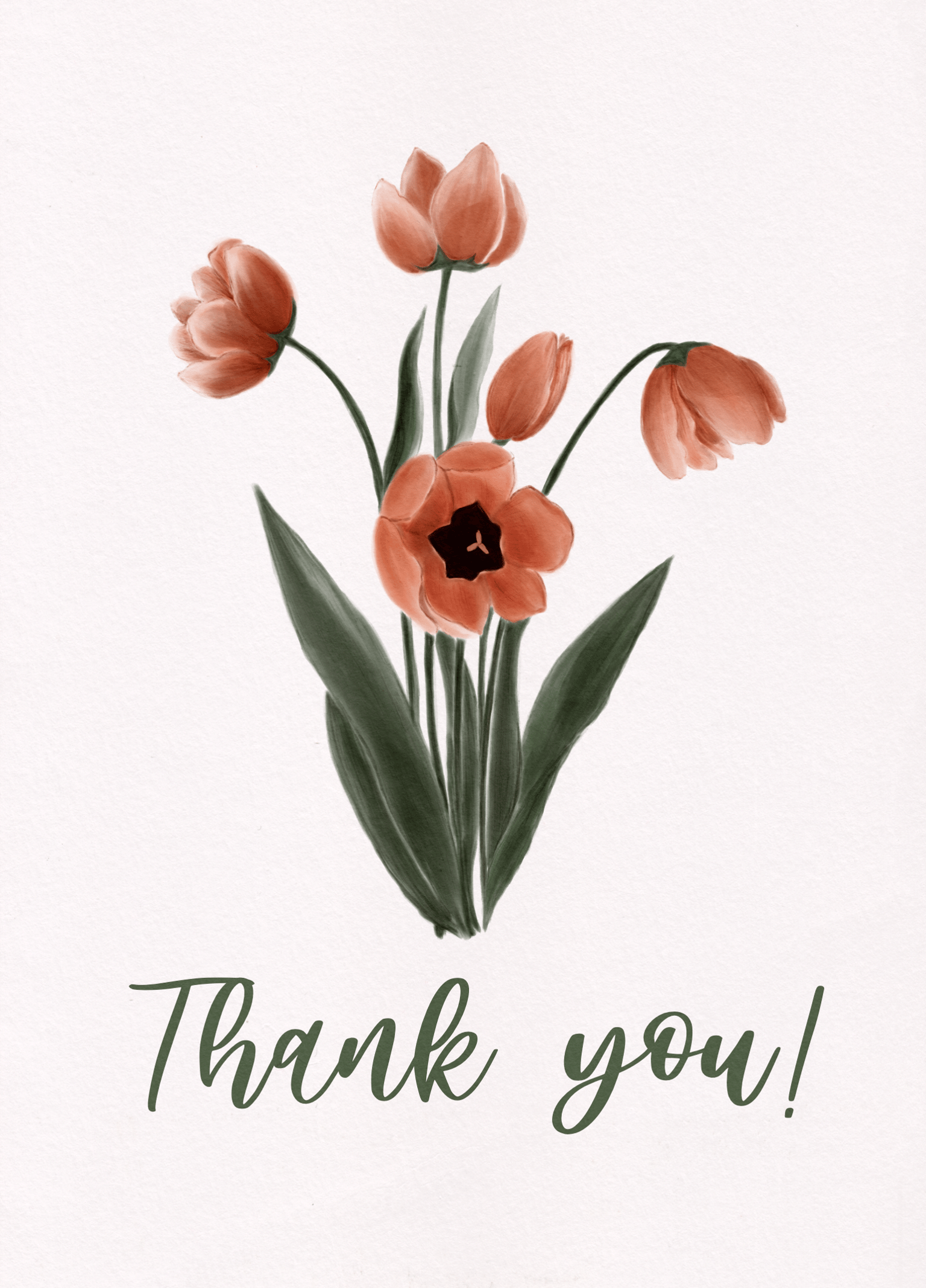 Thank you card - image 1 - student project