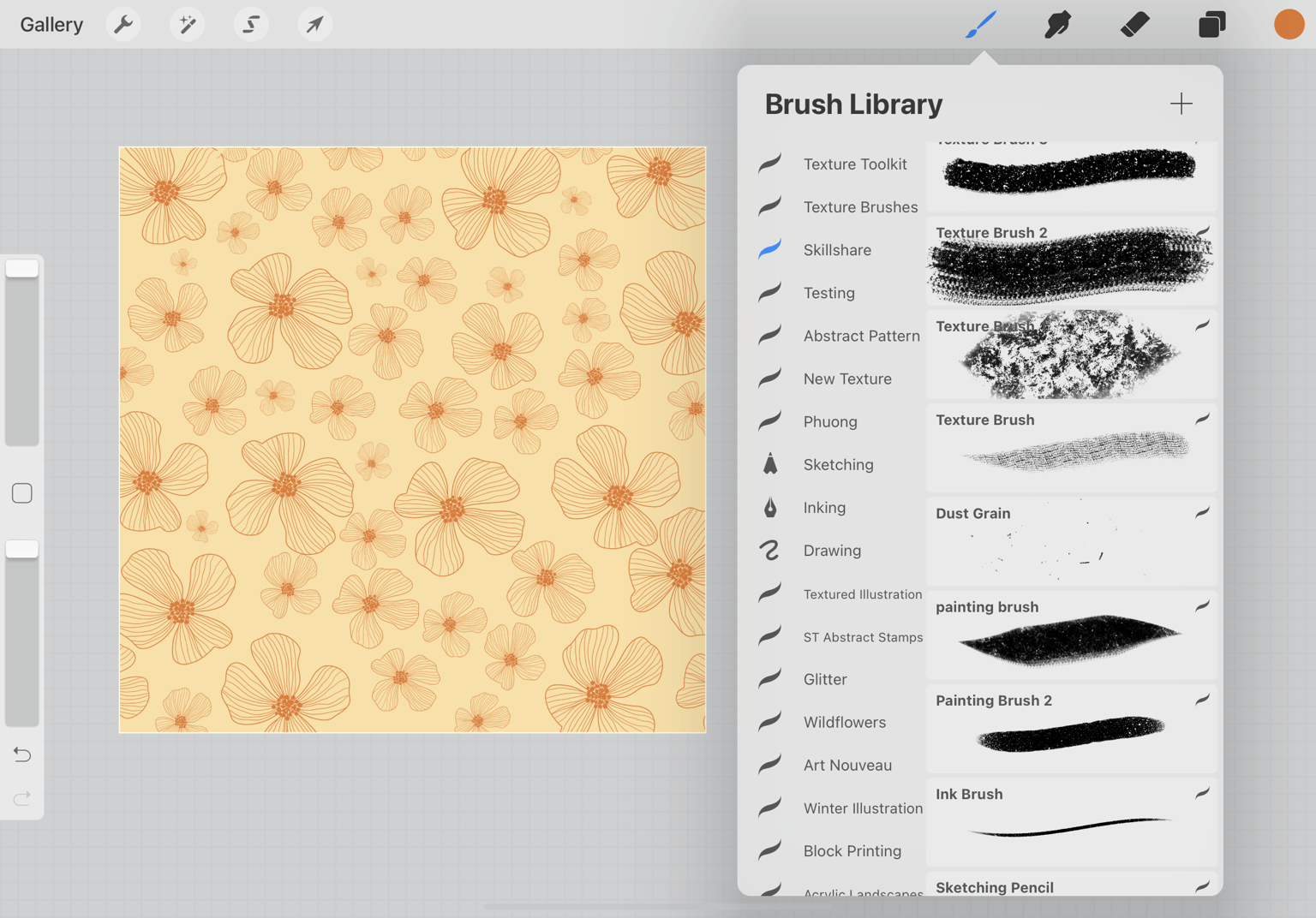 Custom brushes in Procreate - image 2 - student project