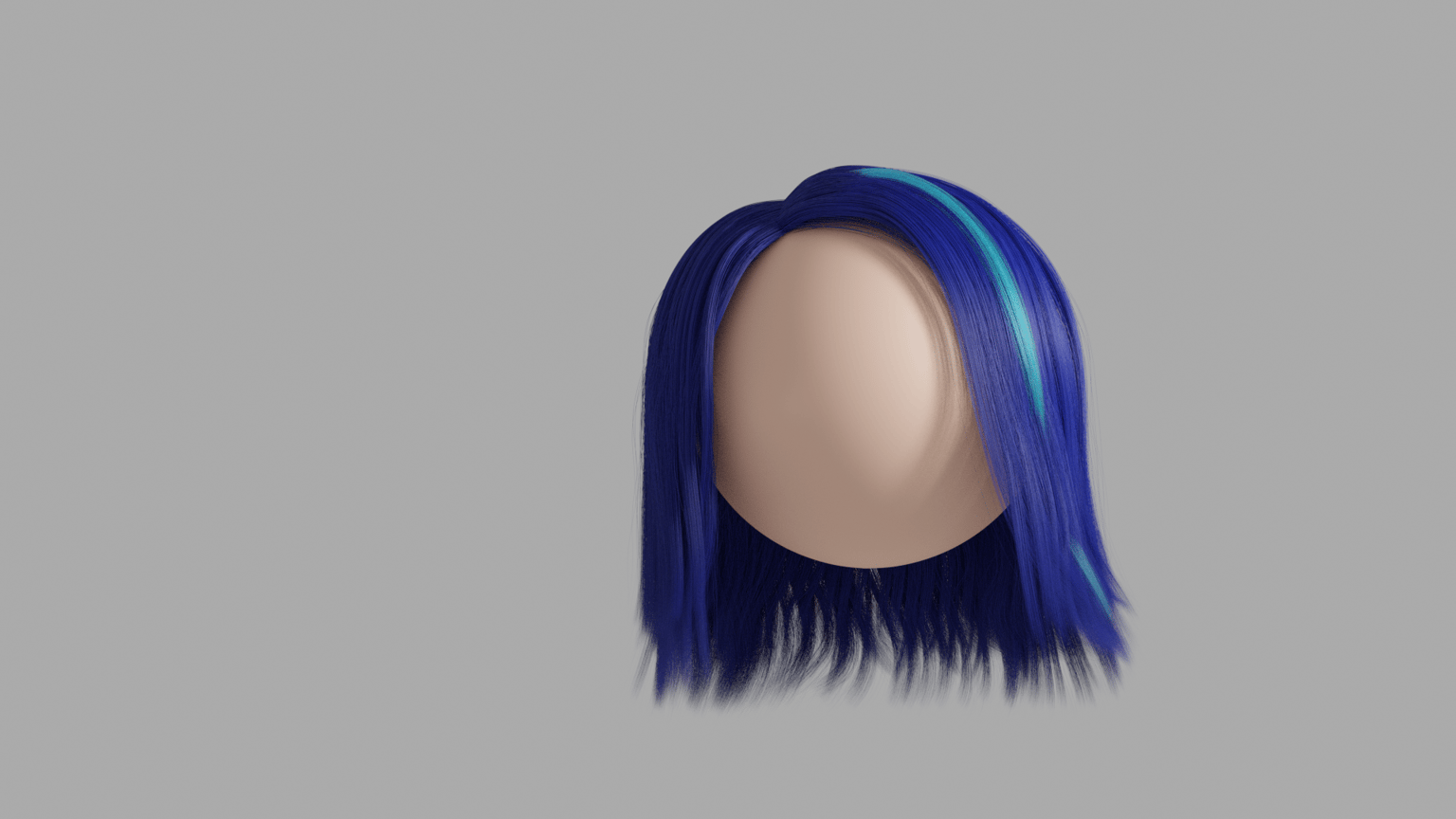 Blue hair - image 1 - student project