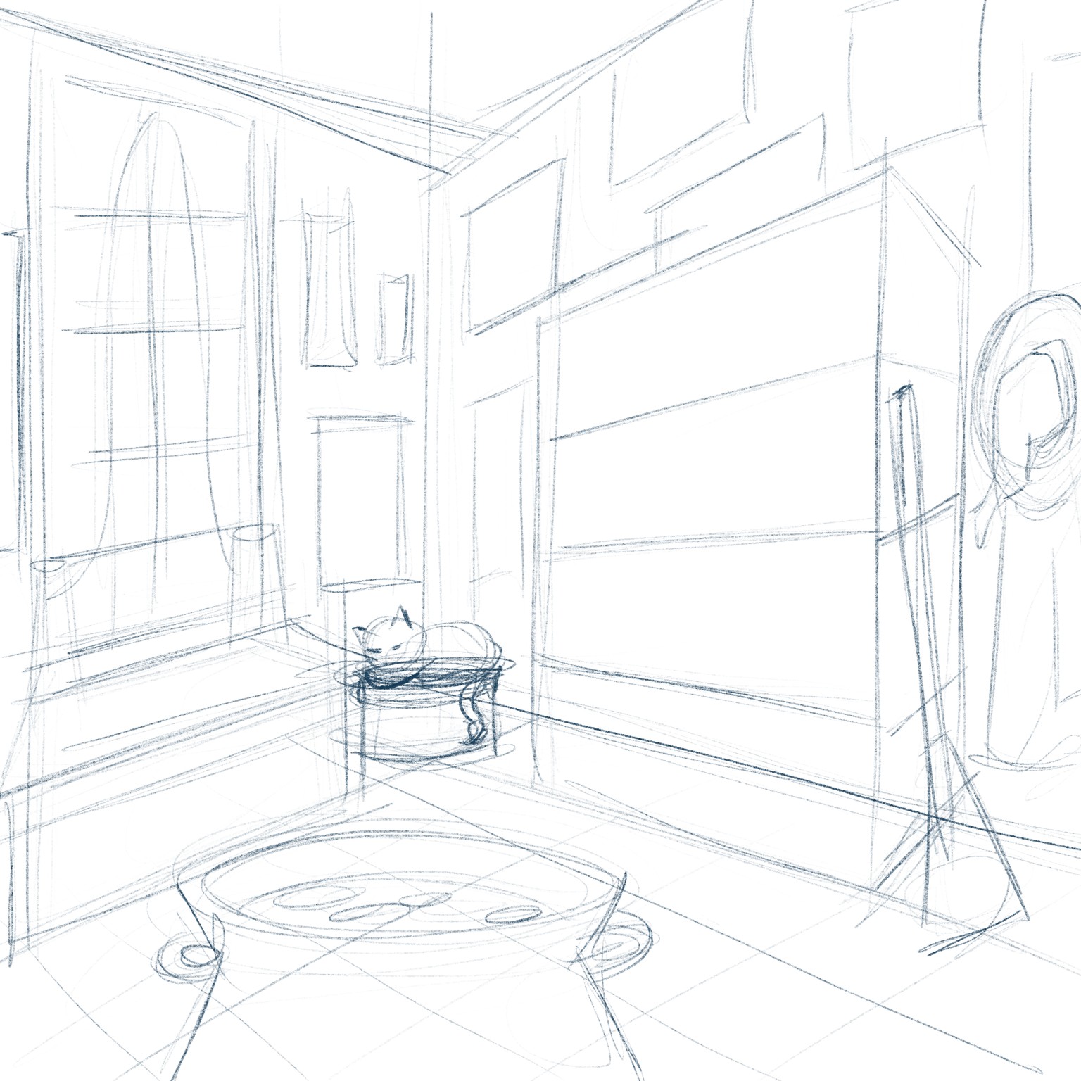 From Sketch to Complete Illustration - image 7 - student project
