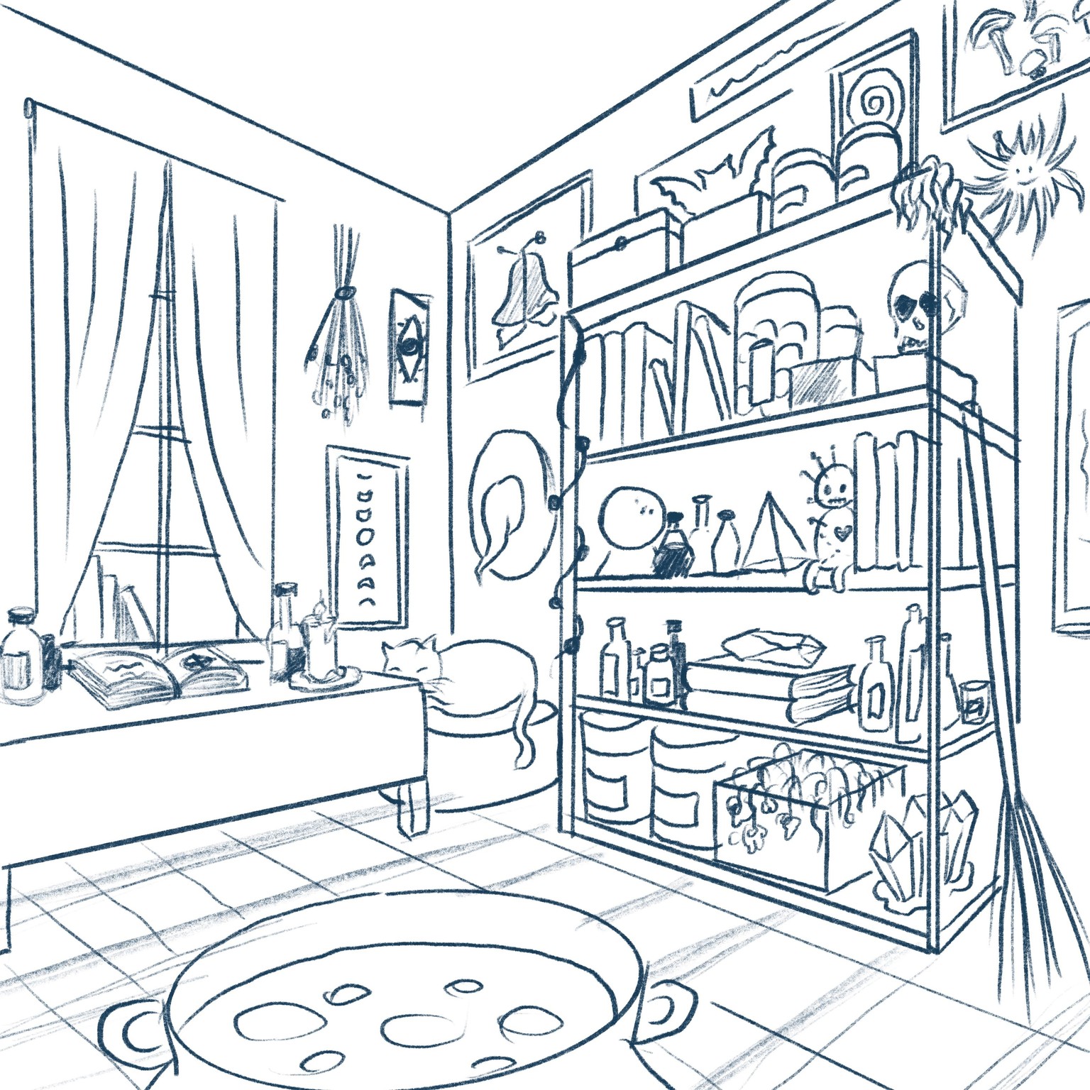 From Sketch to Complete Illustration - image 9 - student project