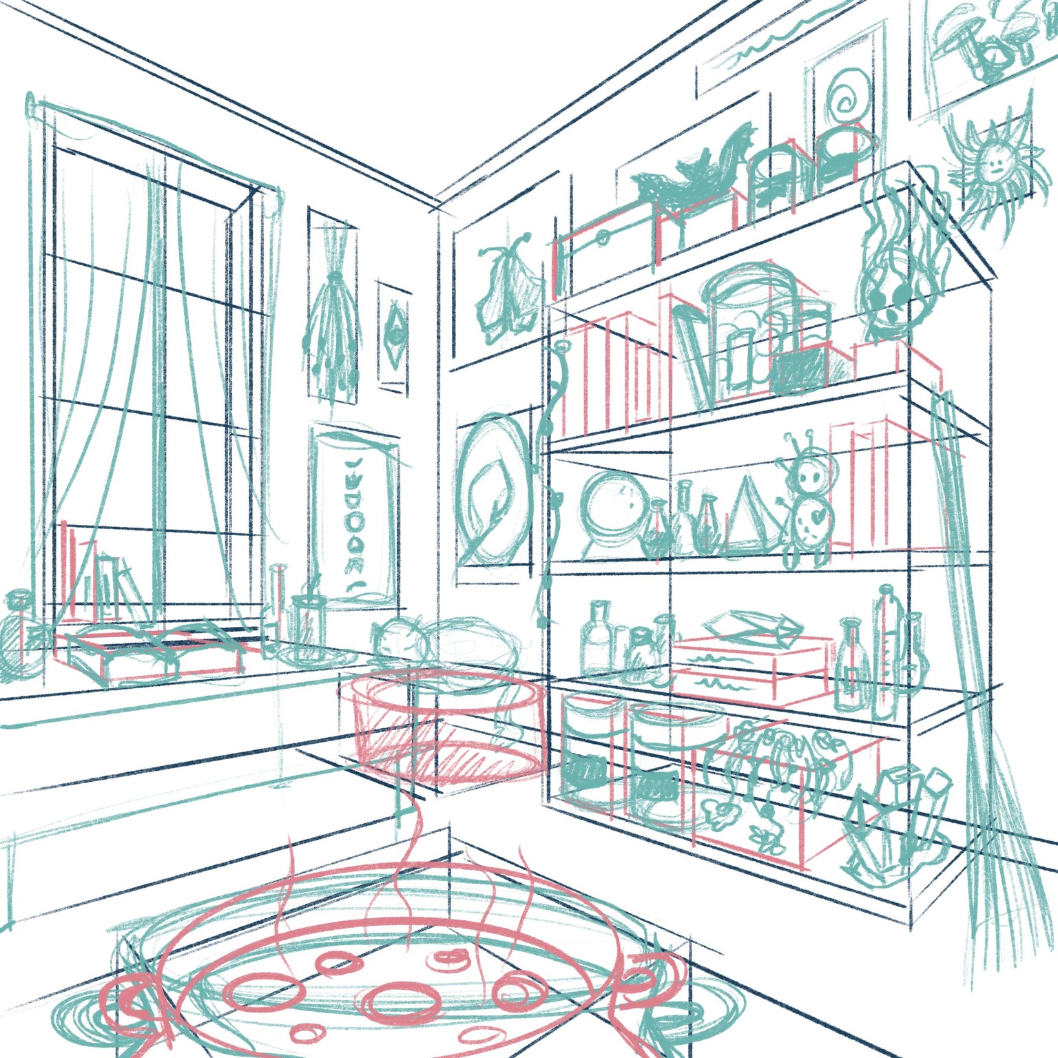 From Sketch to Complete Illustration - image 8 - student project
