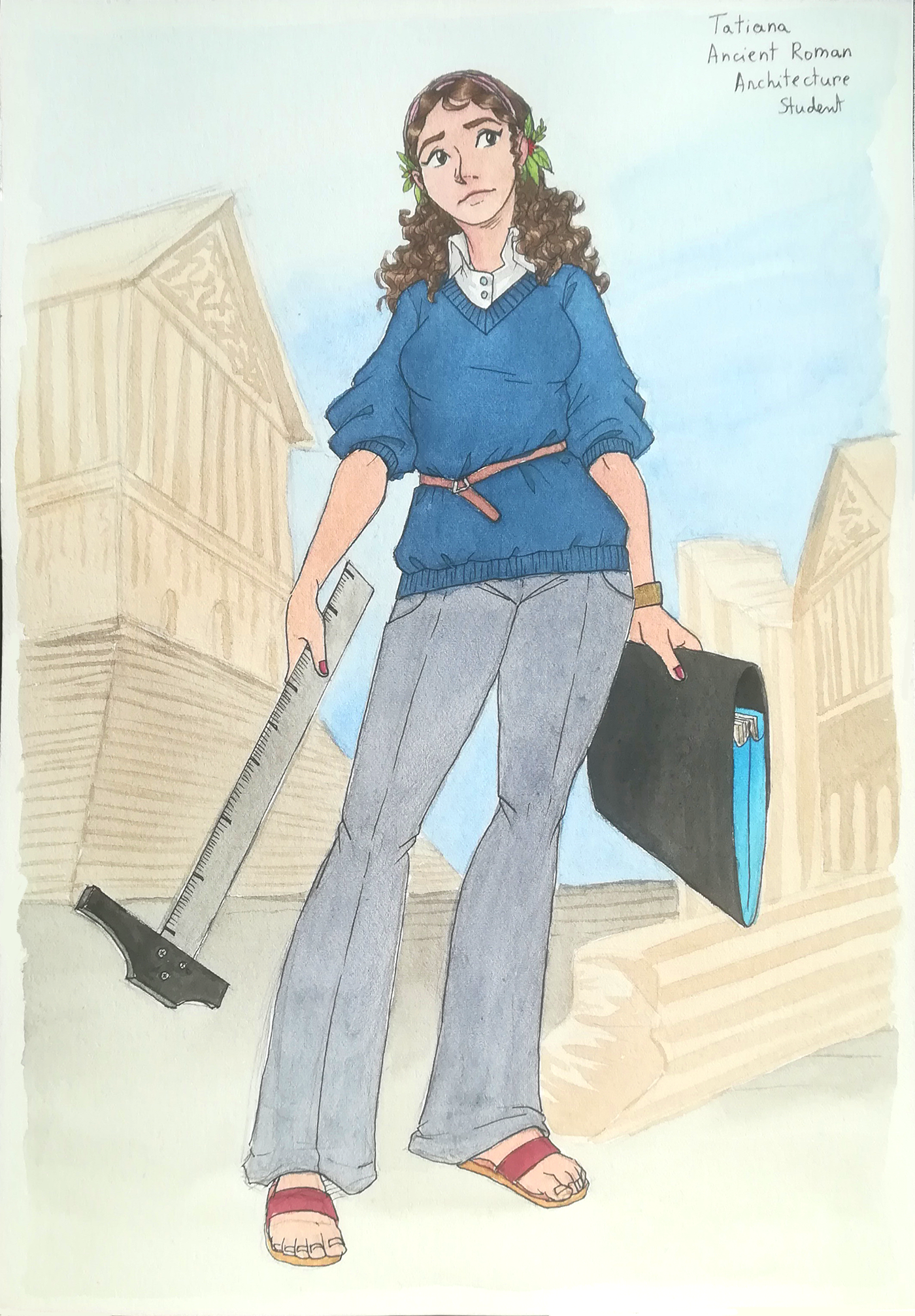Tatiana, the Ancient Roman Architecture Student - image 4 - student project