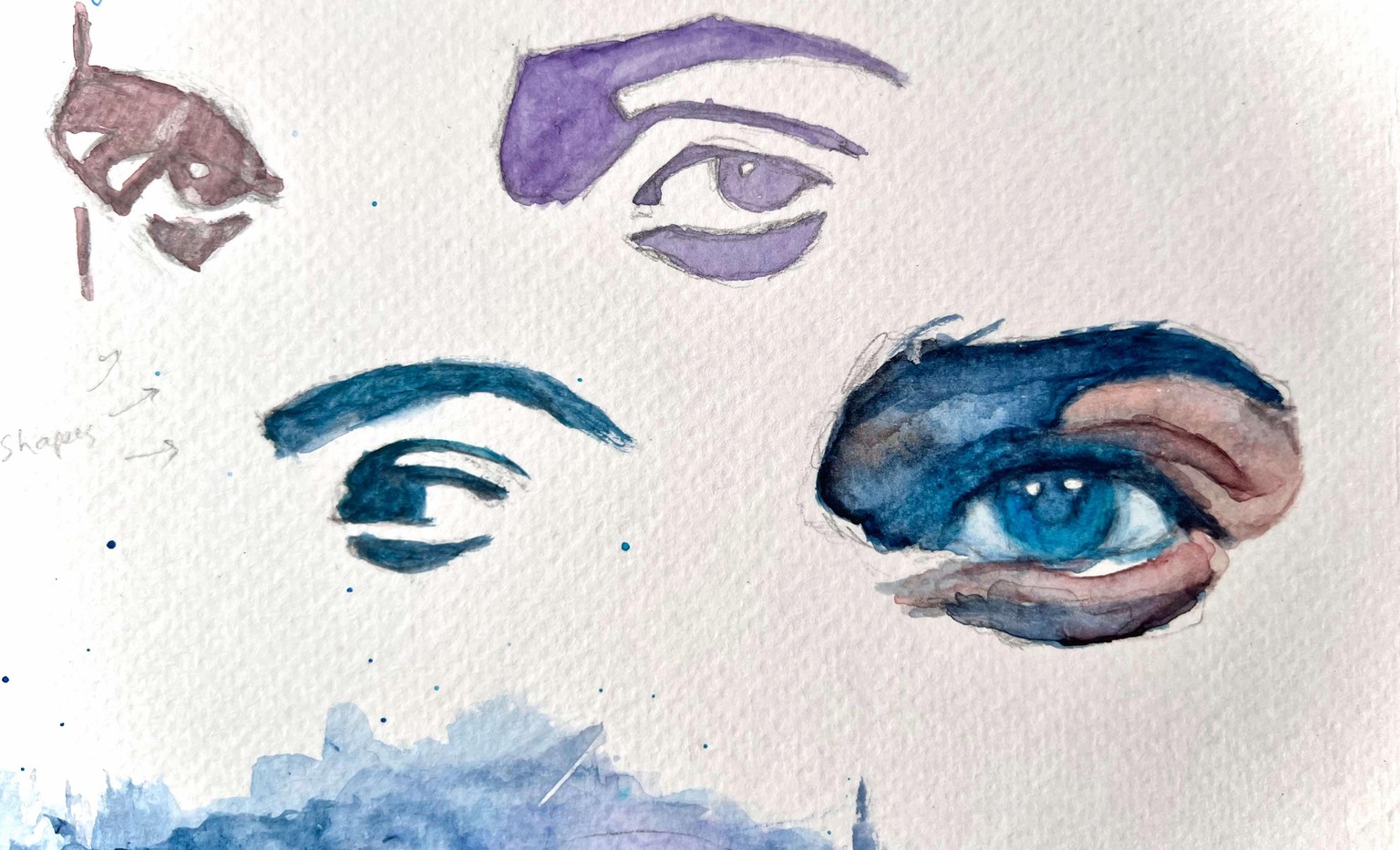 Watercolour Exploration - image 2 - student project