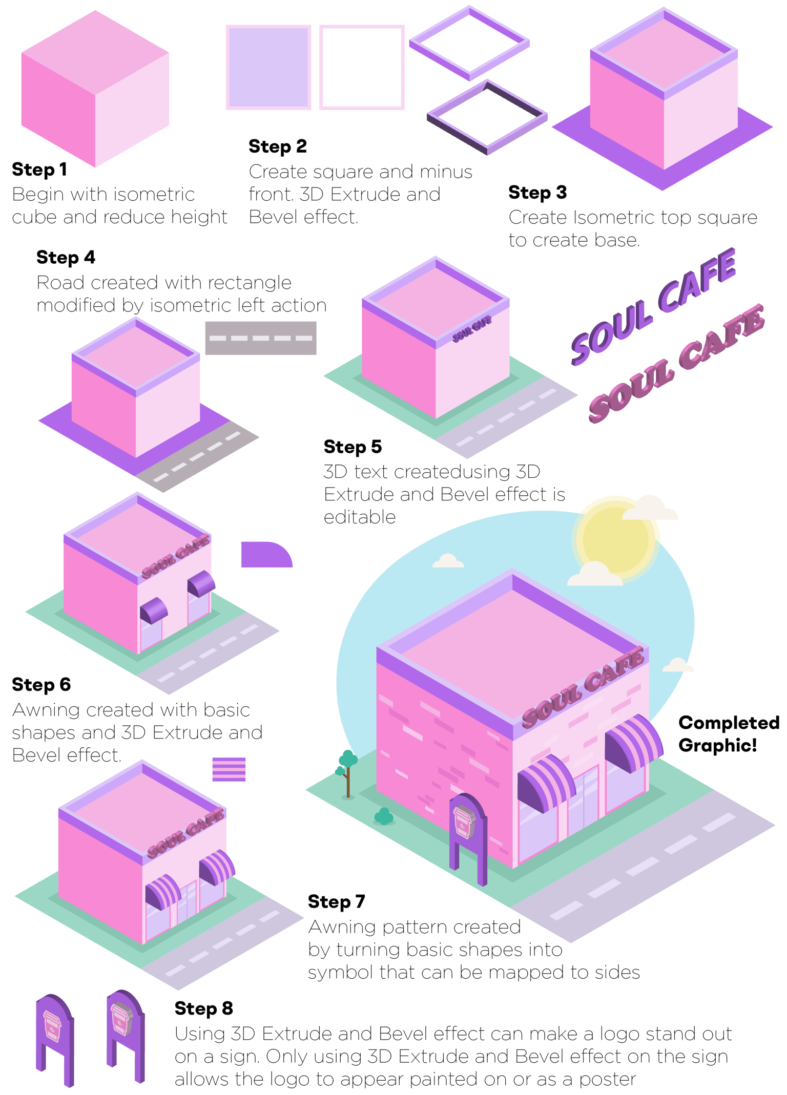 Café Project and Isometric Drawing Practice - image 2 - student project