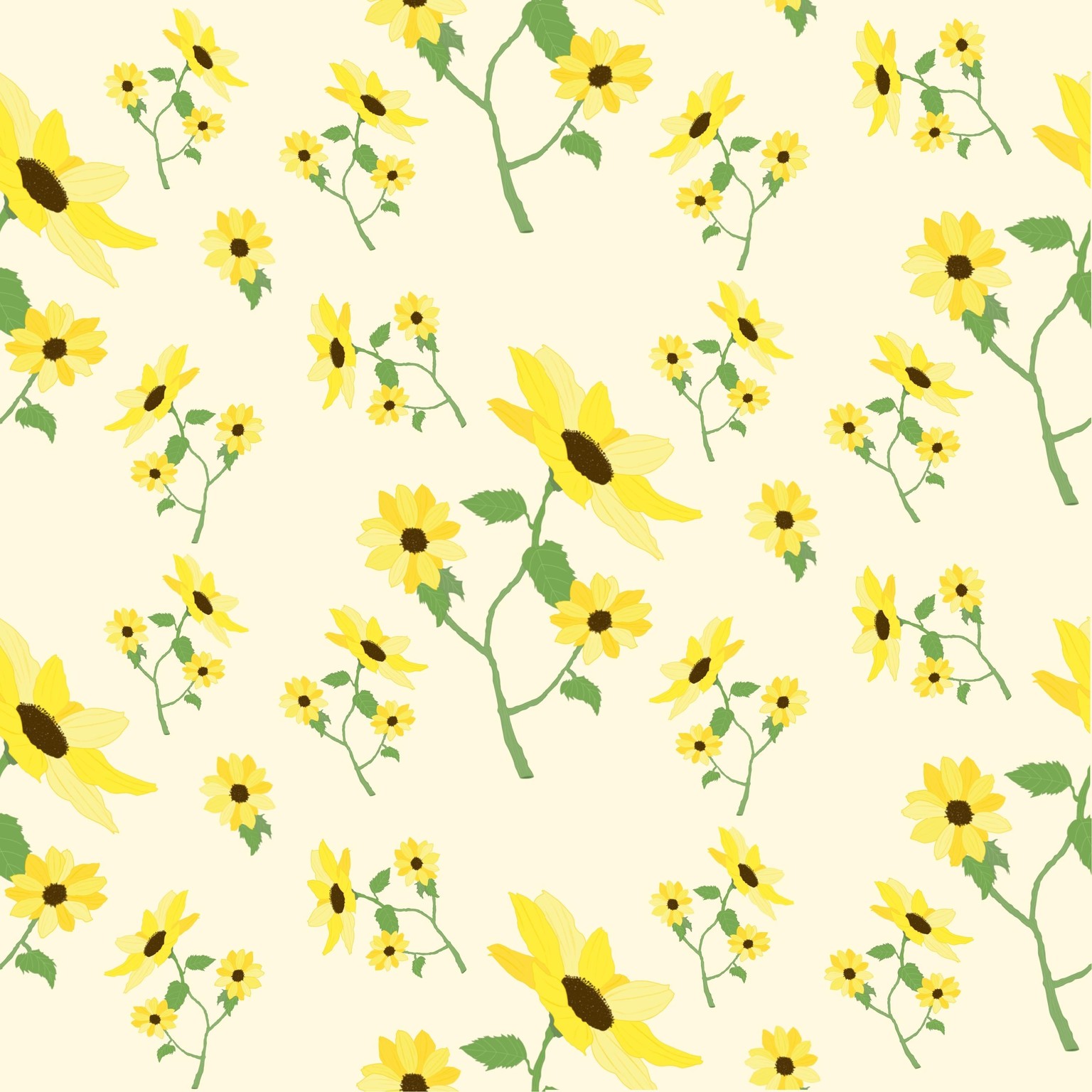 Daisy Pattern Repeat - image 1 - student project