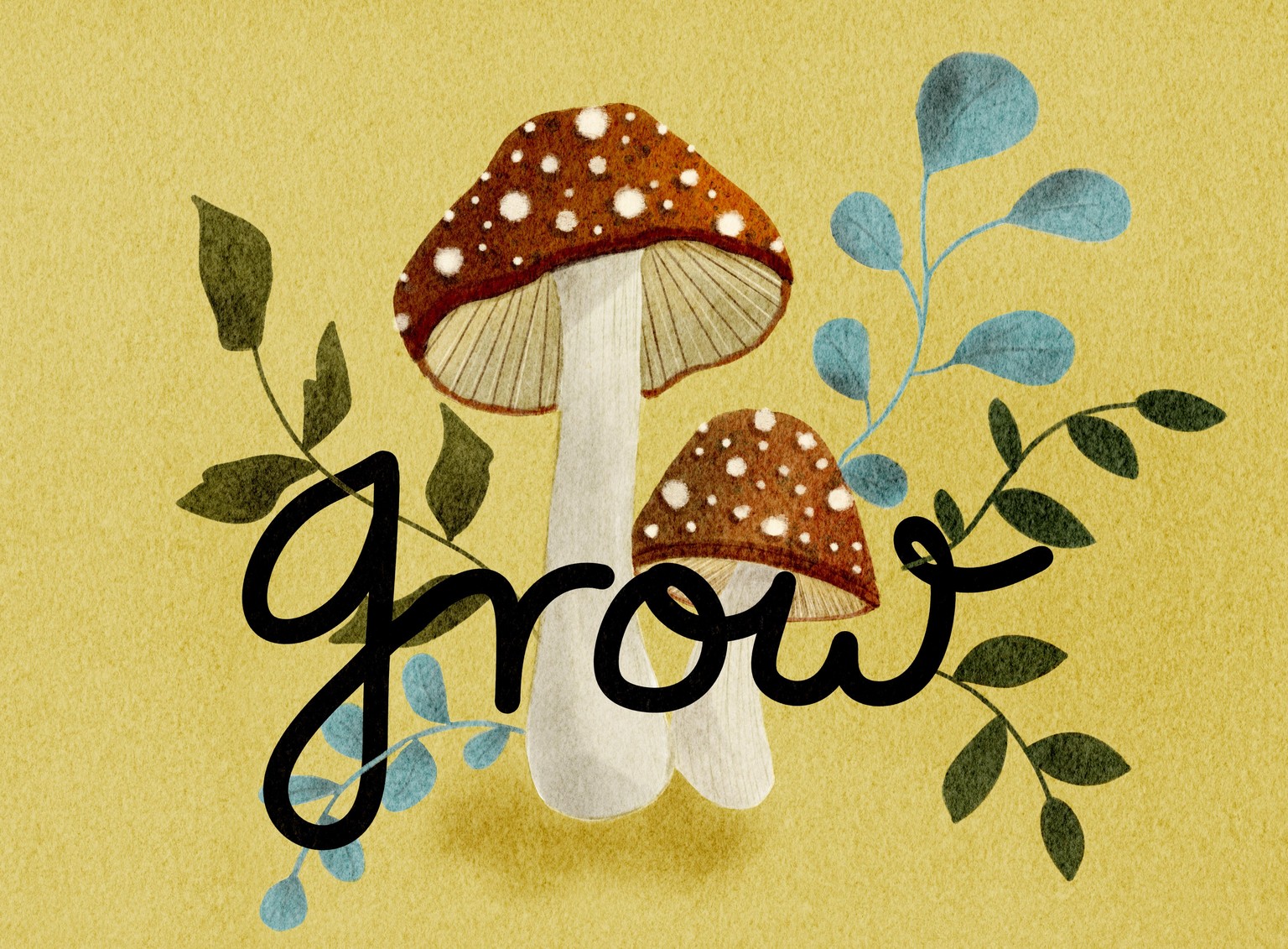 Mushrooms & Flowers - image 3 - student project