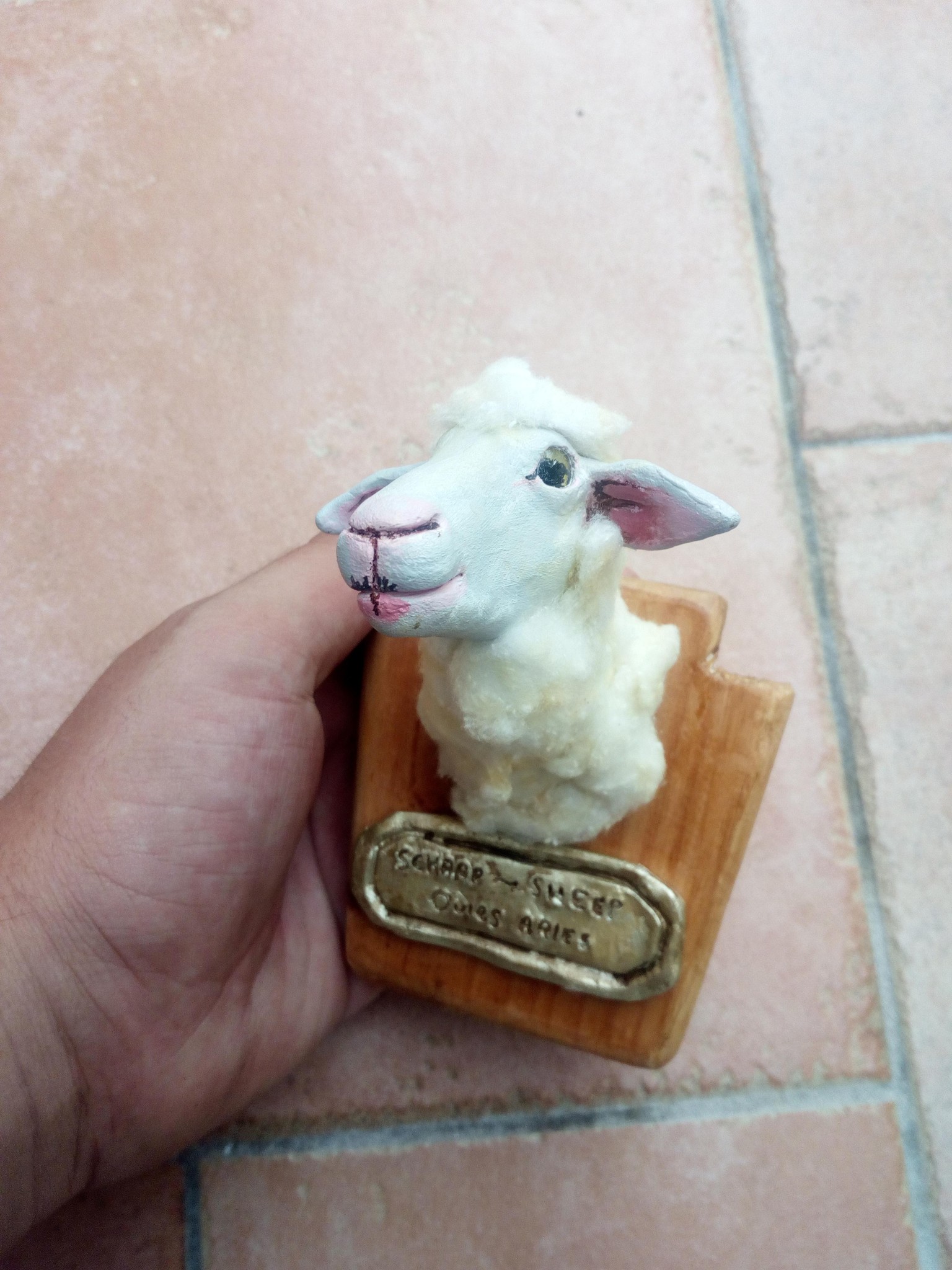 Museum Sheep Bust - image 8 - student project
