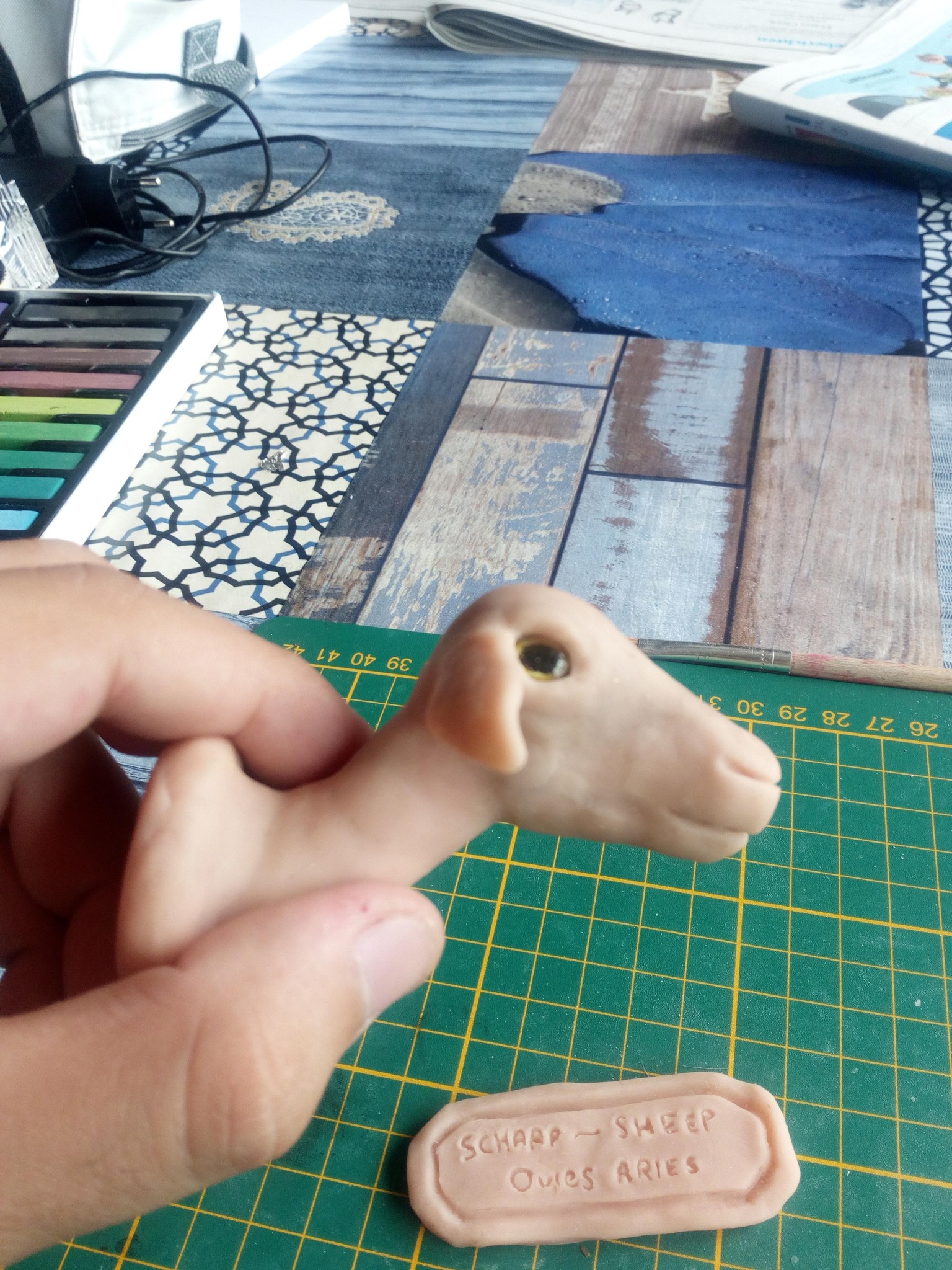 Museum Sheep Bust - image 7 - student project