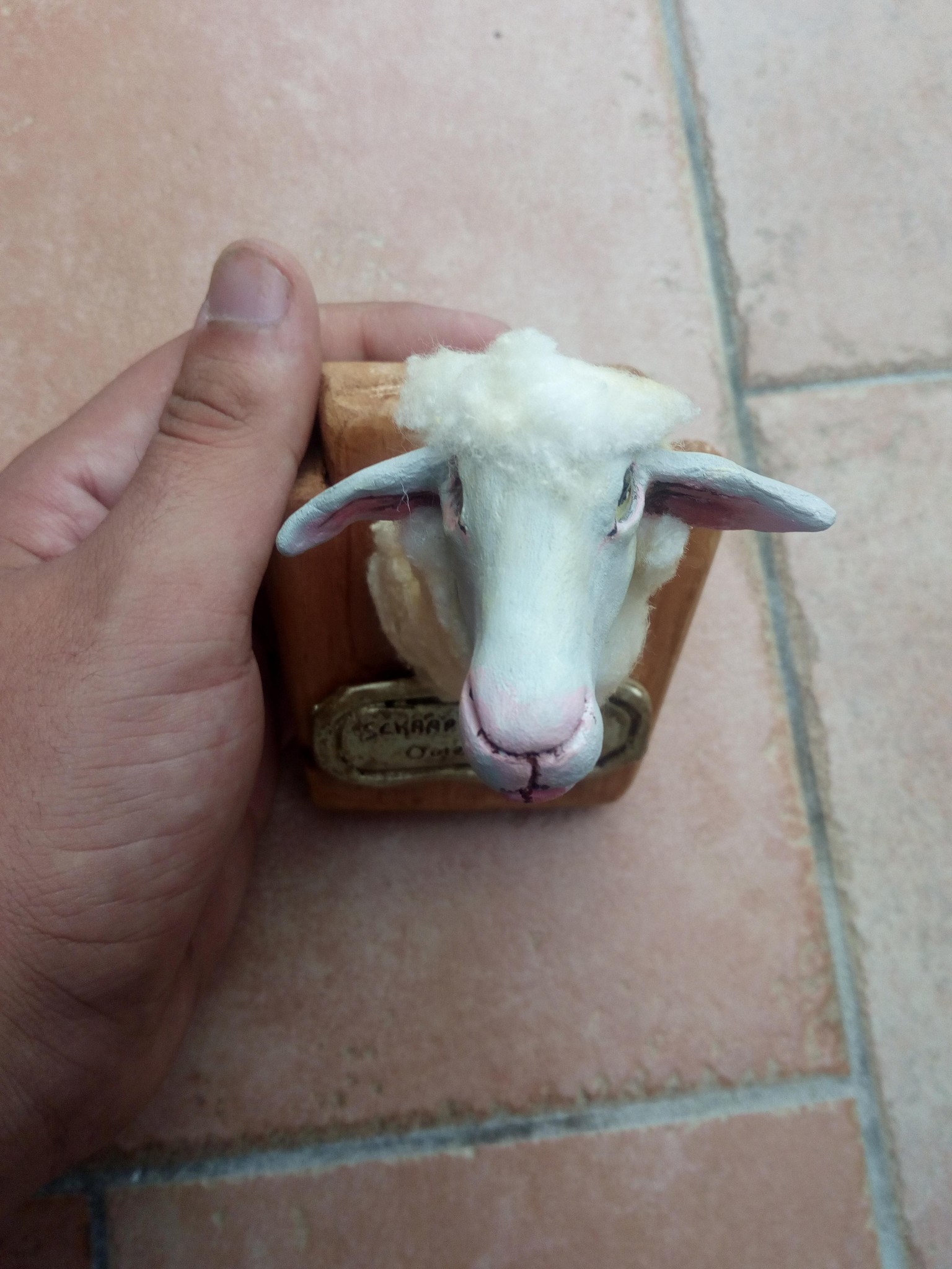 Museum Sheep Bust - image 10 - student project