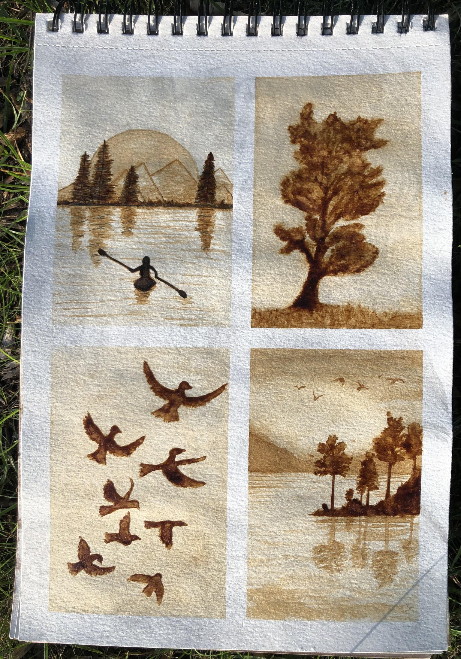 Mini Coffee Paintings - image 1 - student project