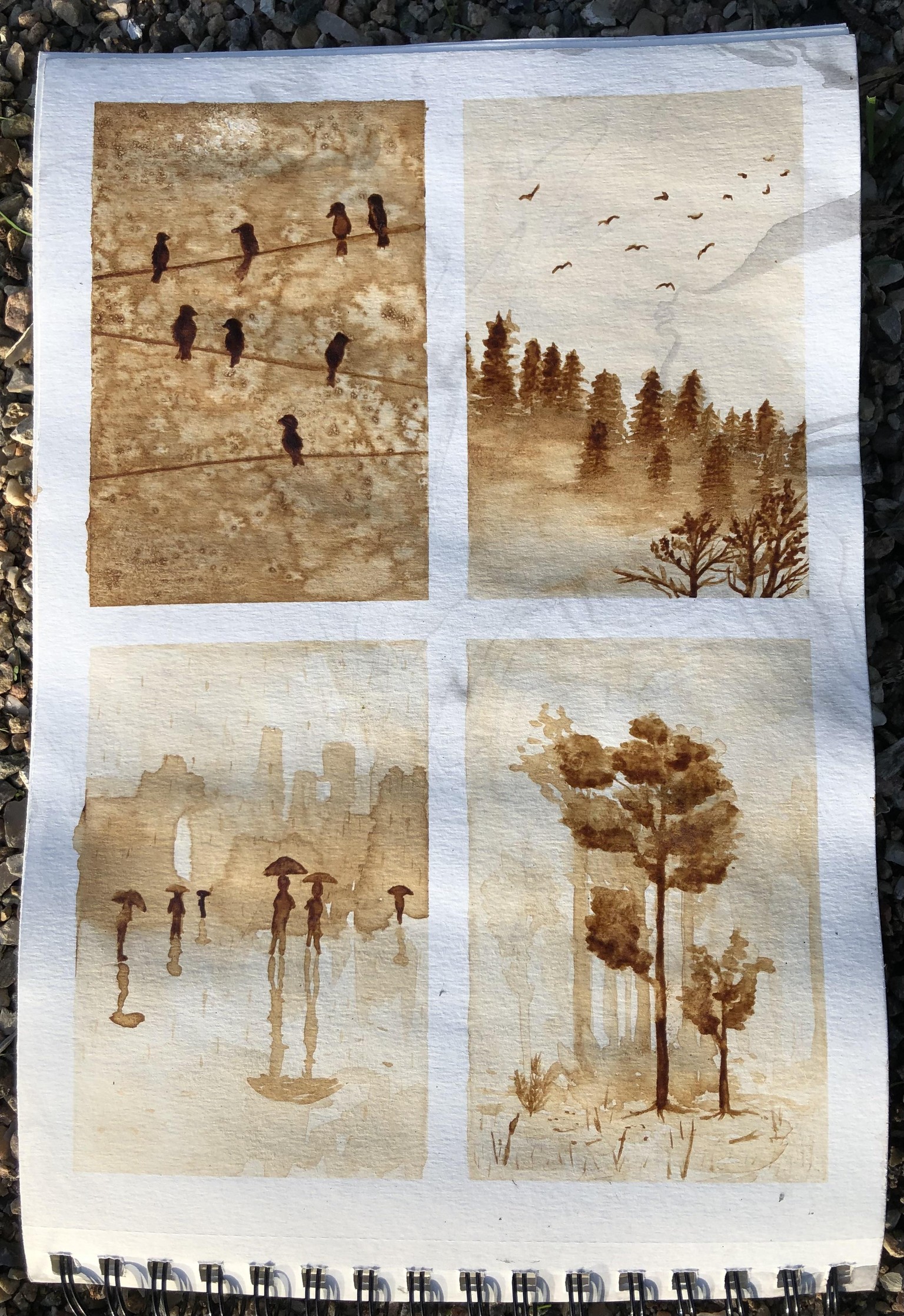 Mini Coffee Paintings - image 2 - student project