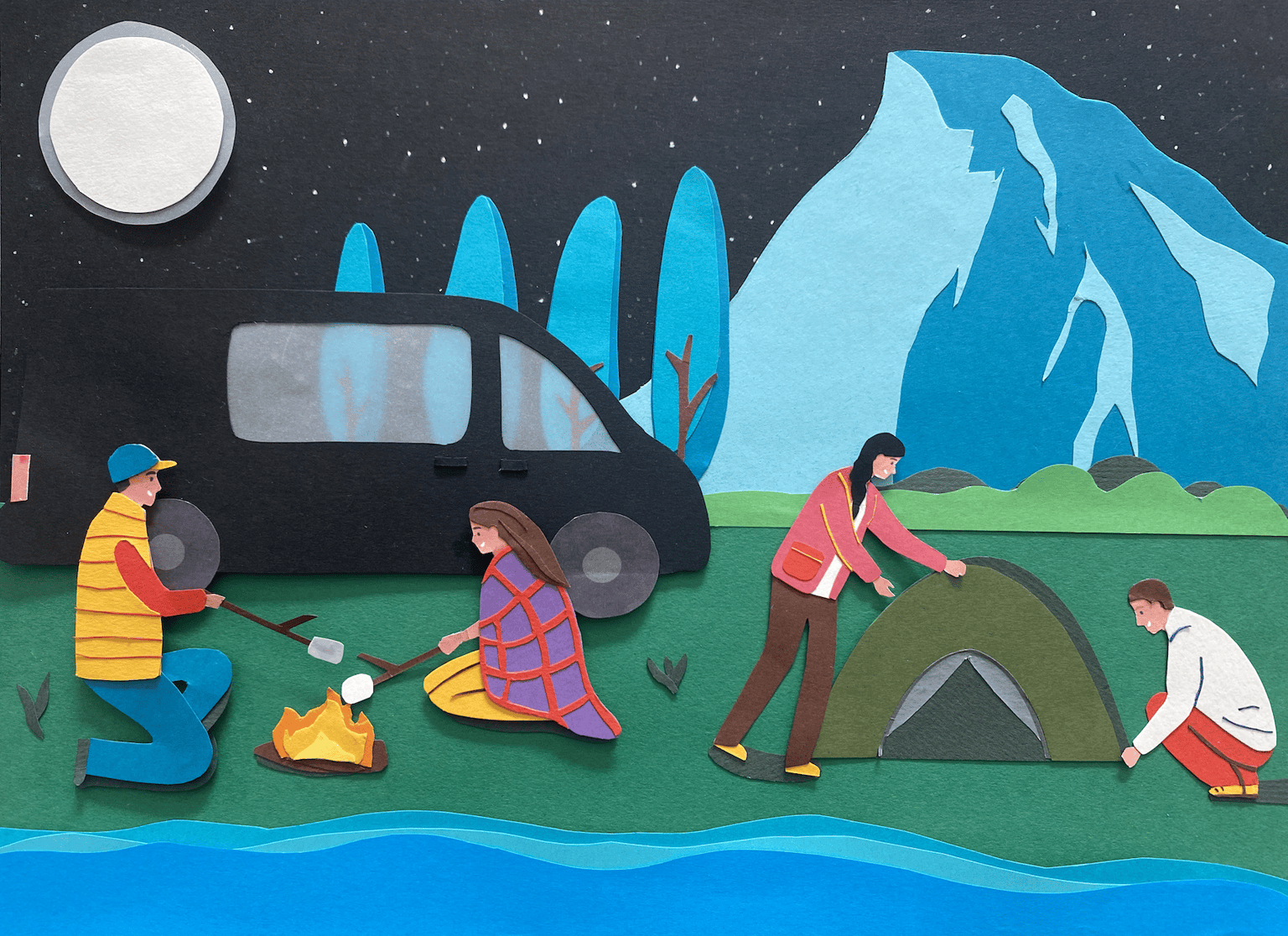 Camping in the Brecon Beacons - image 1 - student project