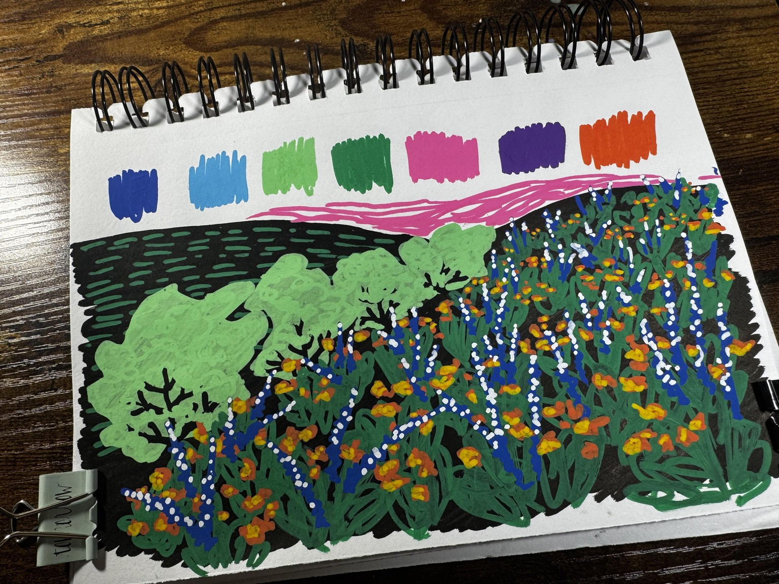 Sunset landscape - image 2 - student project