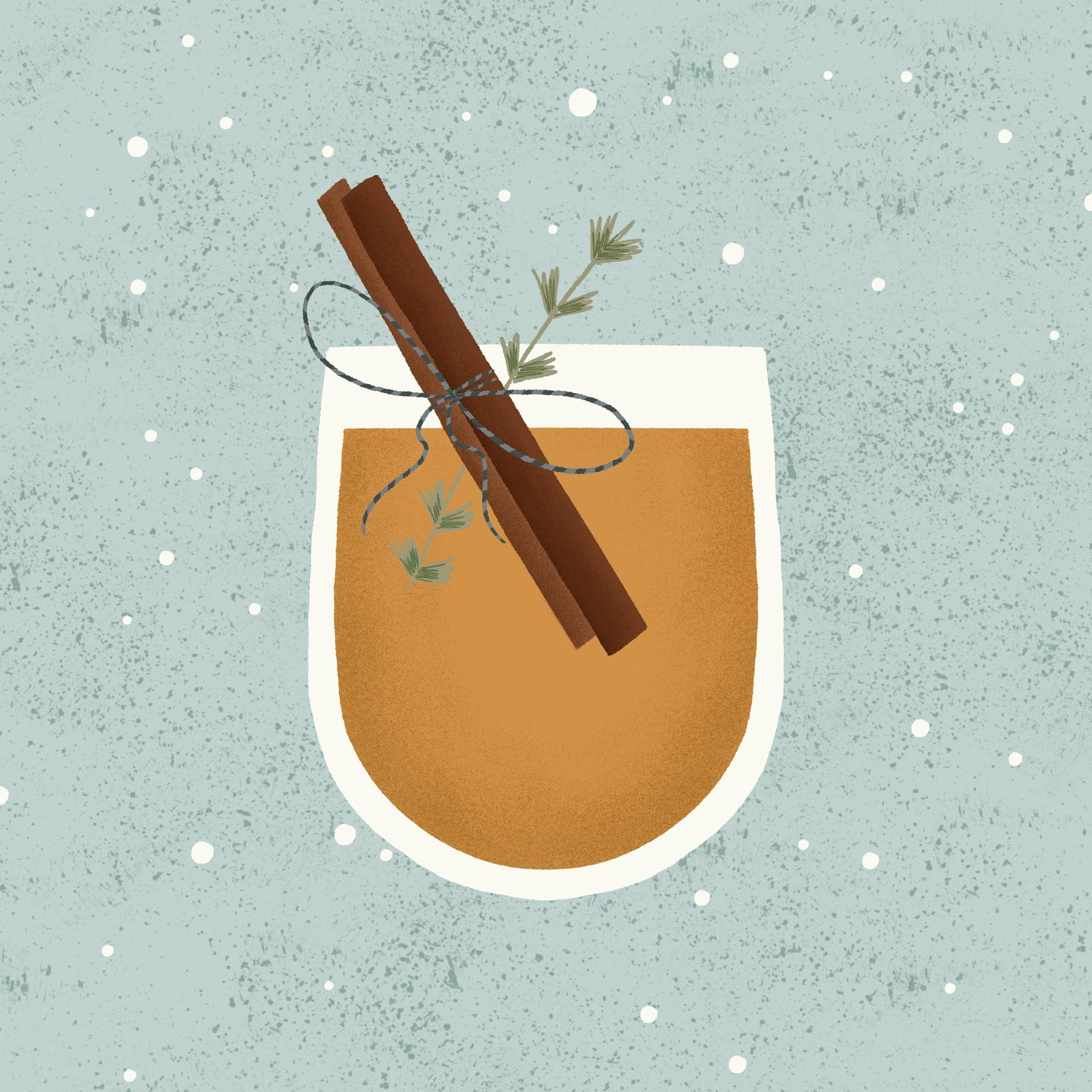 Minimalist Cocktail Illustration in Procreate - image 1 - student project