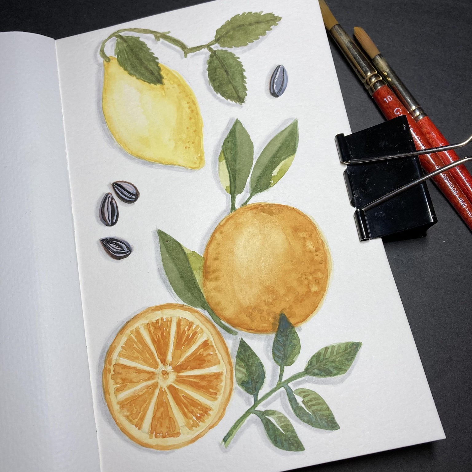 Citrus Flat Lay - image 1 - student project
