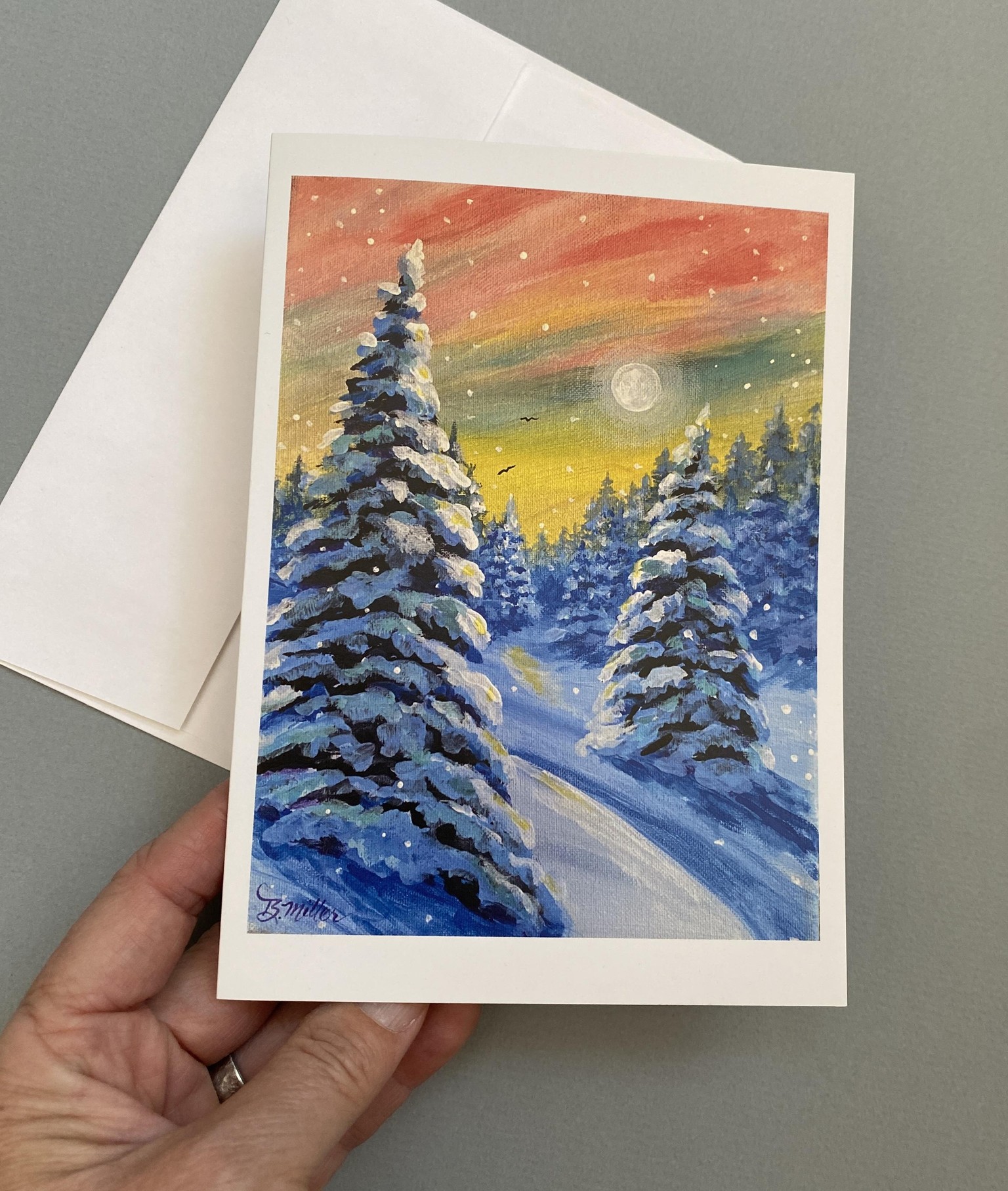 Snowy Trees Study - image 4 - student project