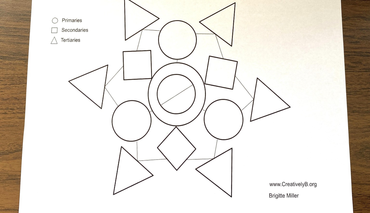 DIY Color Wheel - Paint Mixing Exercise - image 2 - student project