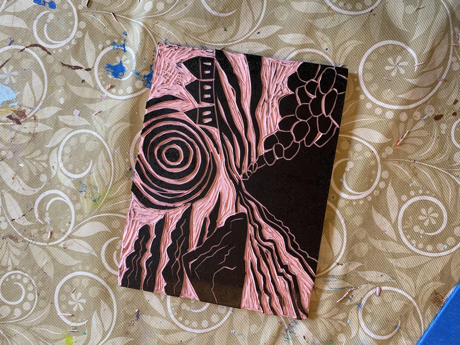 Linoprint - image 2 - student project