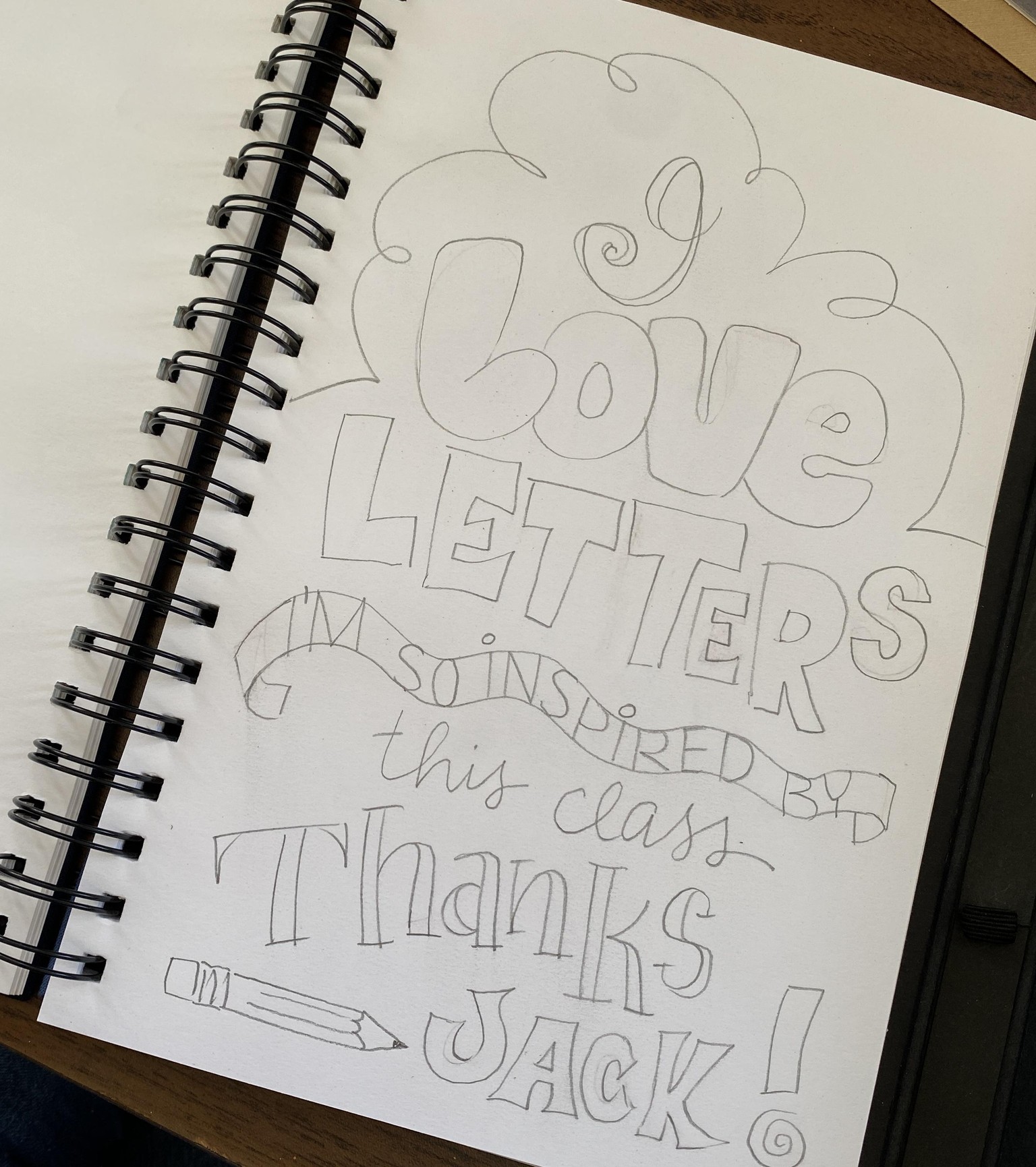Hand Lettering by Drawing - image 1 - student project
