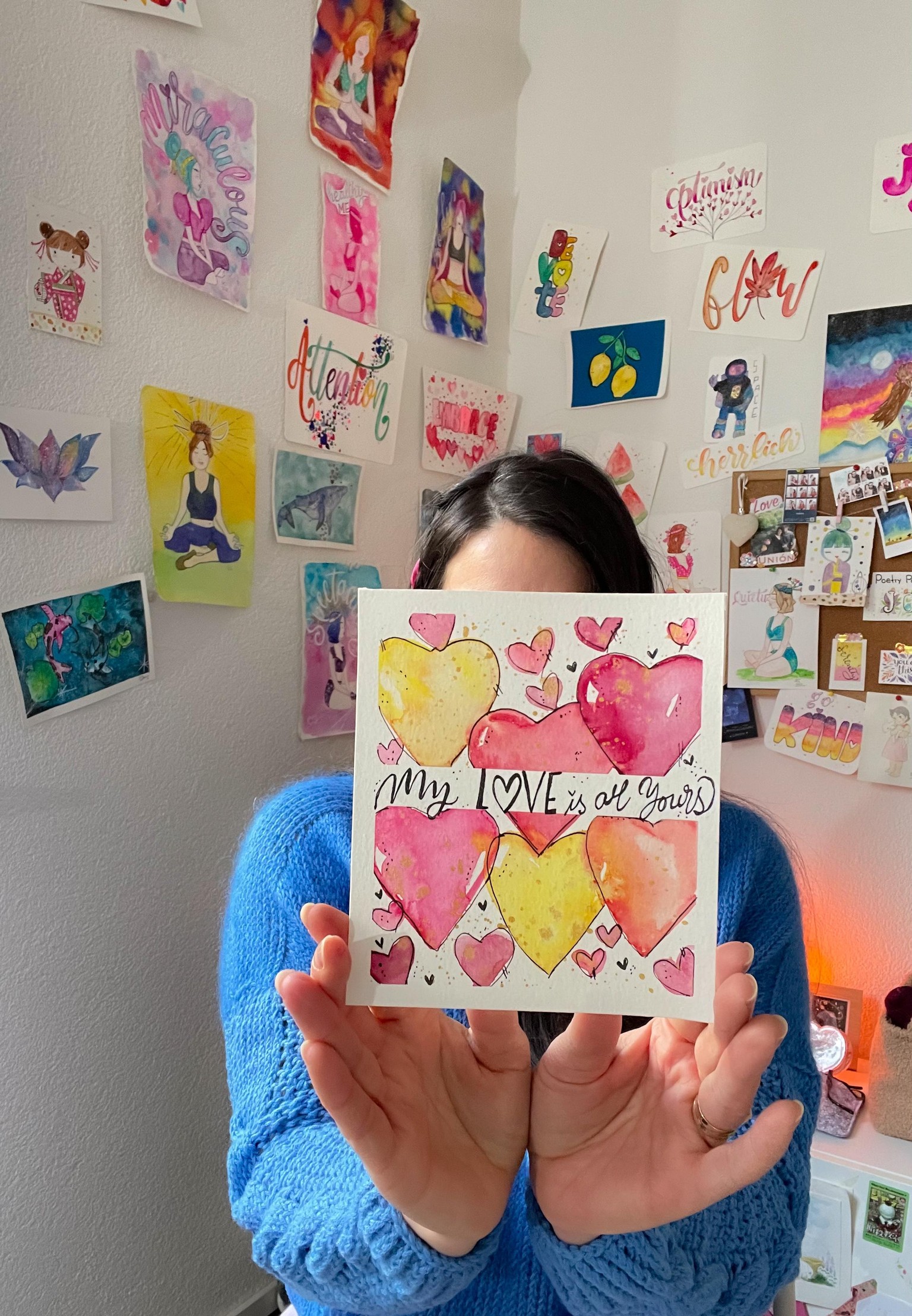 SAMPLE PROJECT: Romantic Valentine's Card and Bookmark - image 6 - student project