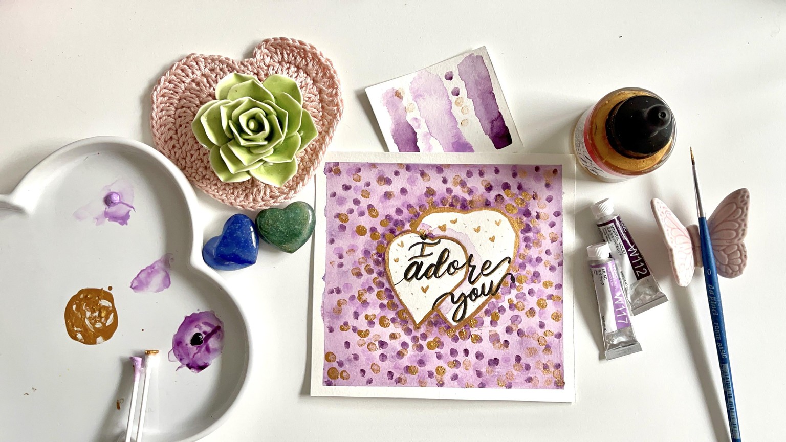 SAMPLE PROJECT: Purple Hearts Confetti - image 2 - student project