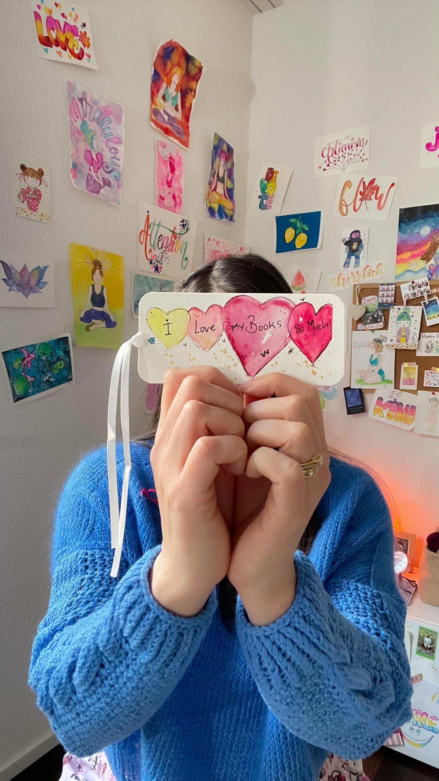 SAMPLE PROJECT: Romantic Valentine's Card and Bookmark - image 5 - student project
