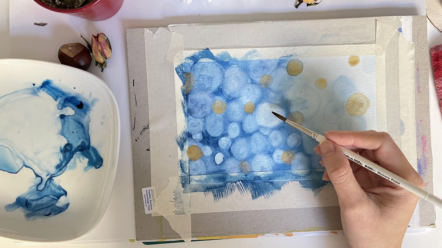 SAMPLE PROJECT: Whimsical Watercolor Painting Using Bokeh Effect - image 3 - student project