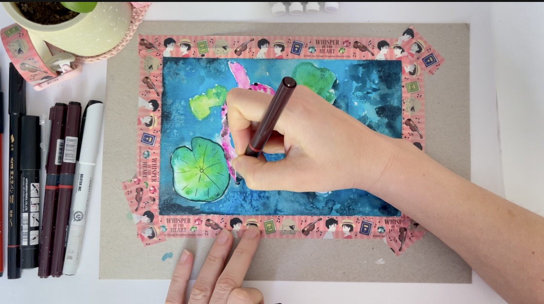 SAMPLE PROJECT: Koi Fishes in a Pond - image 5 - student project