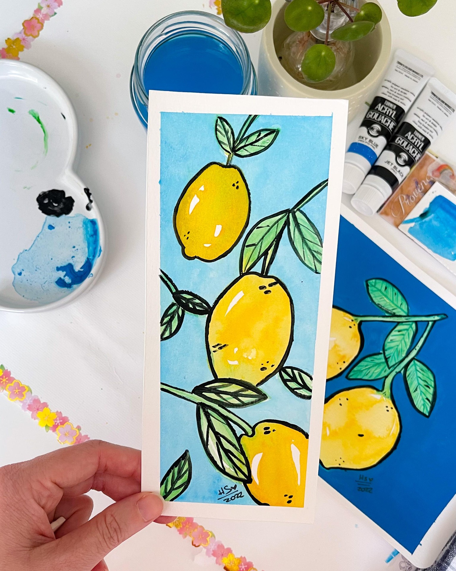 SAMPLE PROJECT: Gouache Background - image 6 - student project